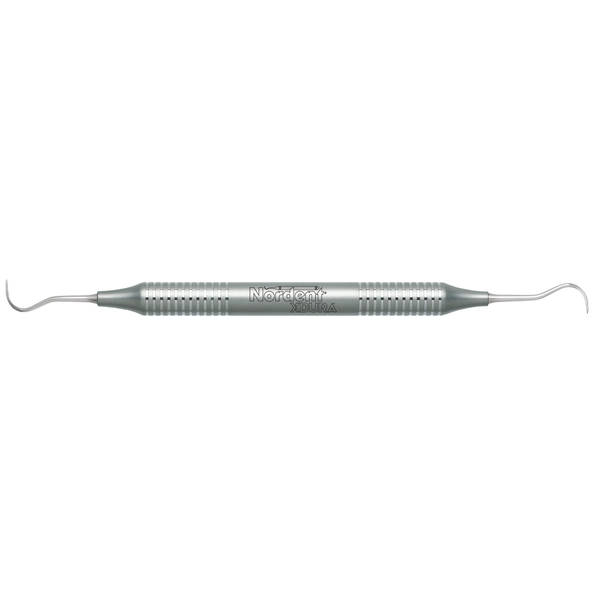 Nordent XDURA N67 Anterior Offset Sickle Scaler, Double End, H6/H7, DuraLite Round Handle, RENSN67 thumbnail 2