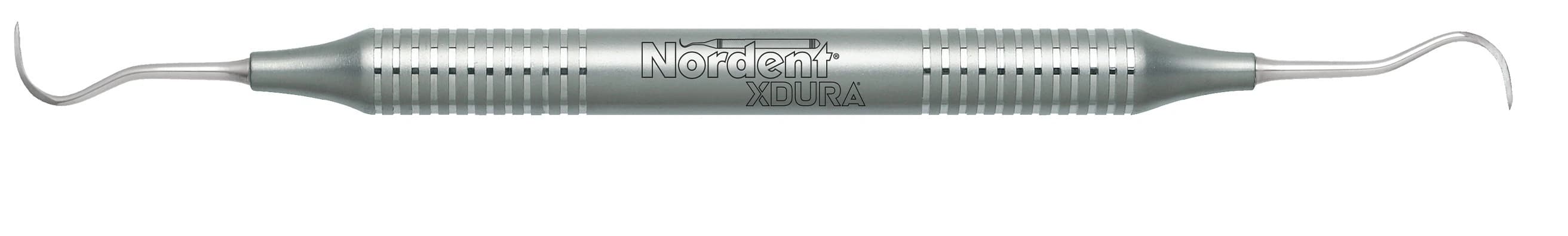 Nordent XDURA N67 Anterior Offset Sickle Scaler, Double End, H6/H7, DuraLite Round Handle, RENSN67 - Offset Sickle N67 XDURA - Image 1