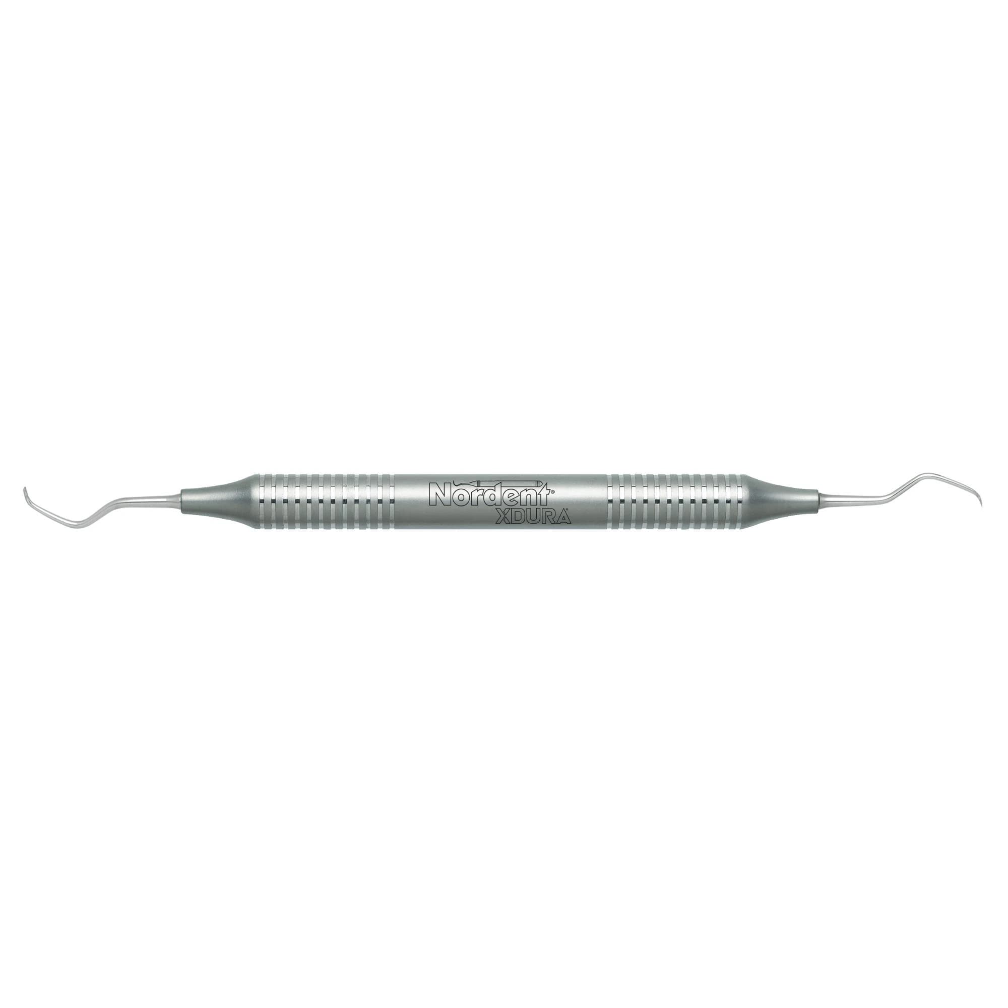 XDURA Anterior Lingual Stain Remover Scaler, Double-Ended, DuraLite Round Handle, Stainless Steel, ALSR - XDURA&reg; Scalers - Anterior Lingual Stain Remover - DuraLite&reg; Round - Image 1