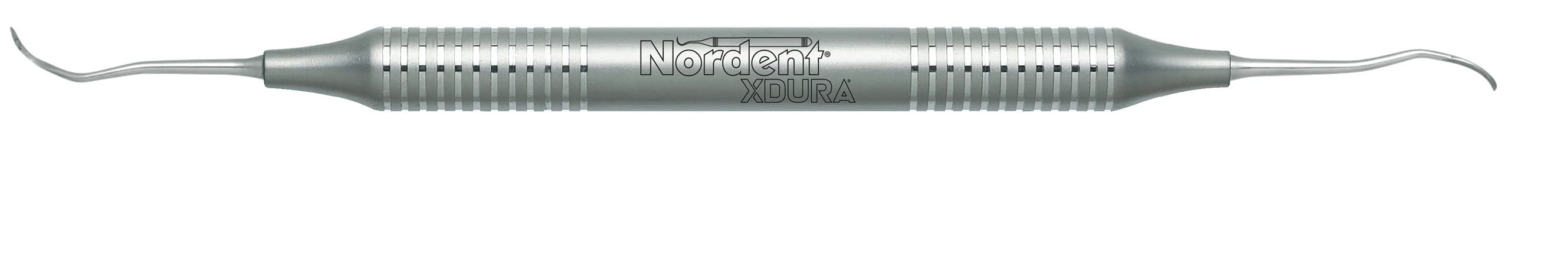XDURA Posterior Sickle Distal Scaler #204SD, Double-Ended, DuraLite Round Handle, Stainless Steel, RENS204SD - XDURA&reg; Scalers - Posterior Sickle Distal #204SD - DuraLite&reg; Round - Image 1