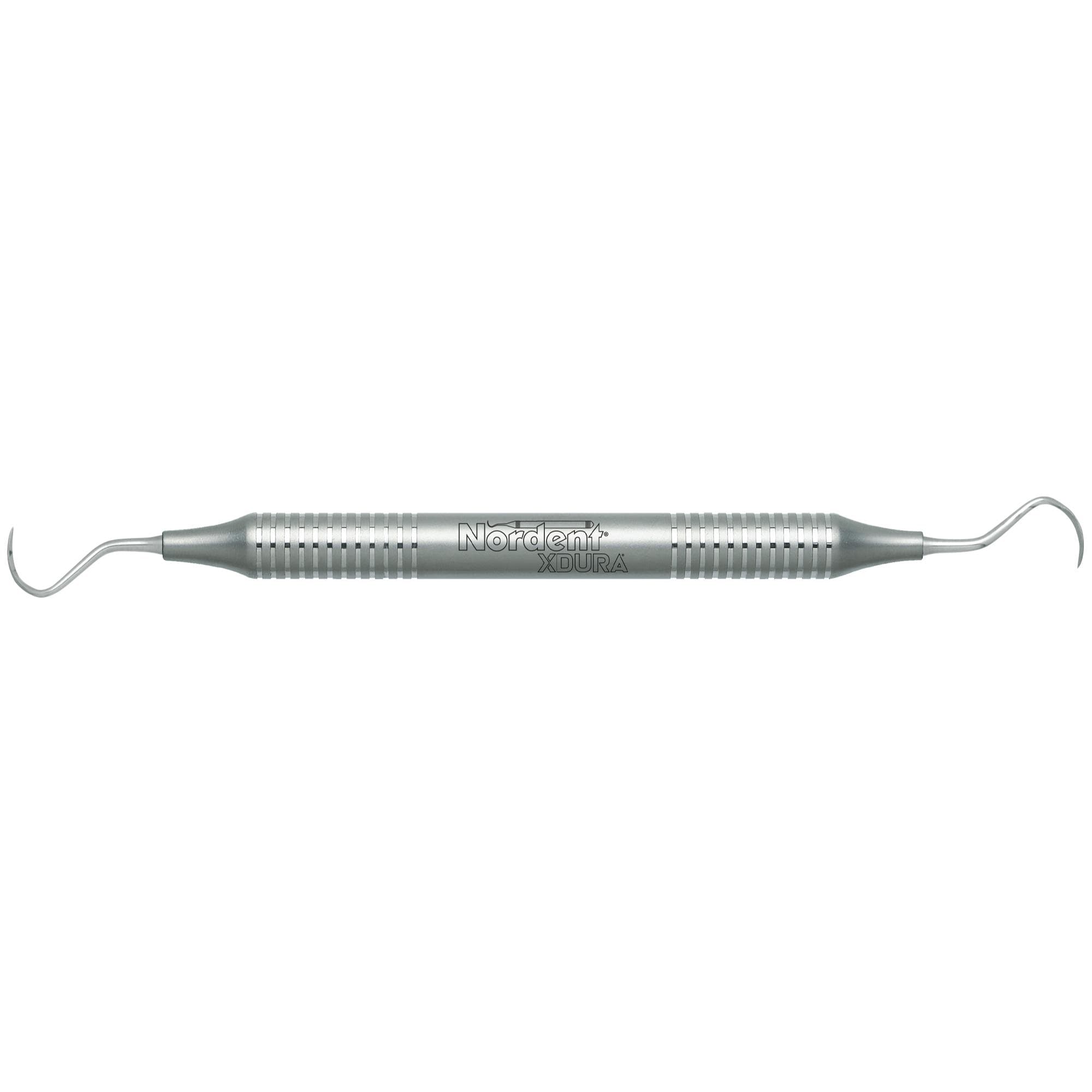Nordent XDURA N129 Universal Anterior/Posterior Sickle Scaler, Double End, DuraLite Round Handle thumbnail 2