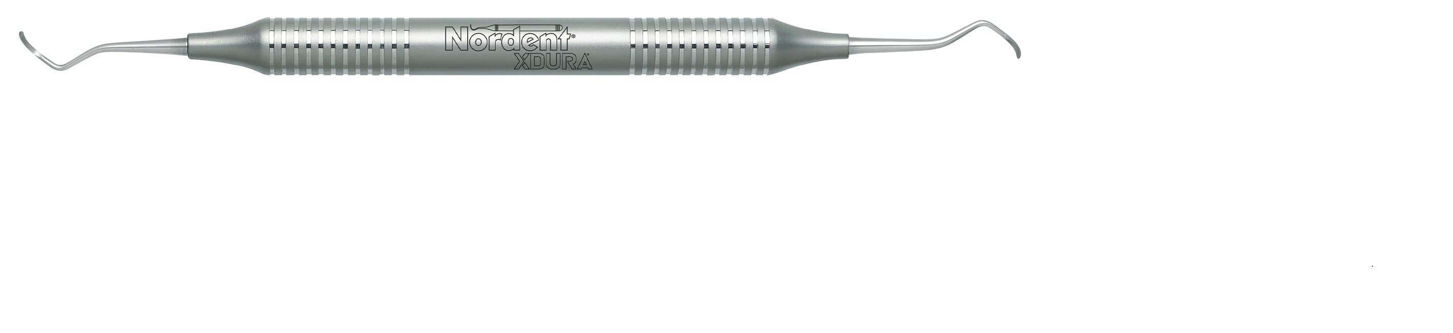 Nordent XDURA Columbia #13-14 Double-Ended Curette, DuraLite Round Handle, Stainless Steel, RENSCO13-14 thumbnail 2