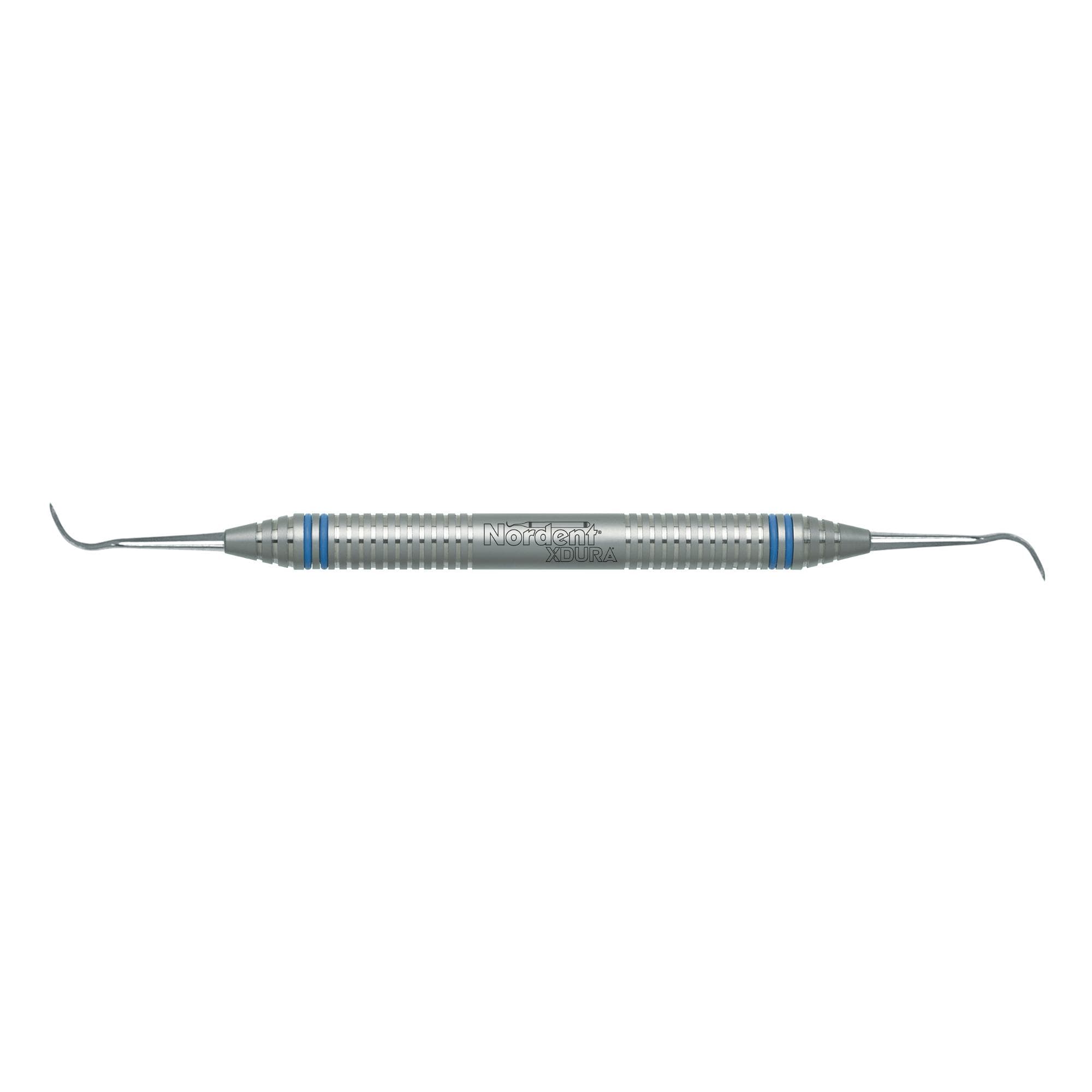 Nordent Xdura Universal Sickle Scaler #4, Double-End, Posterior Offset, DuraLite ColorRings Handle, CENSN4 thumbnail 2