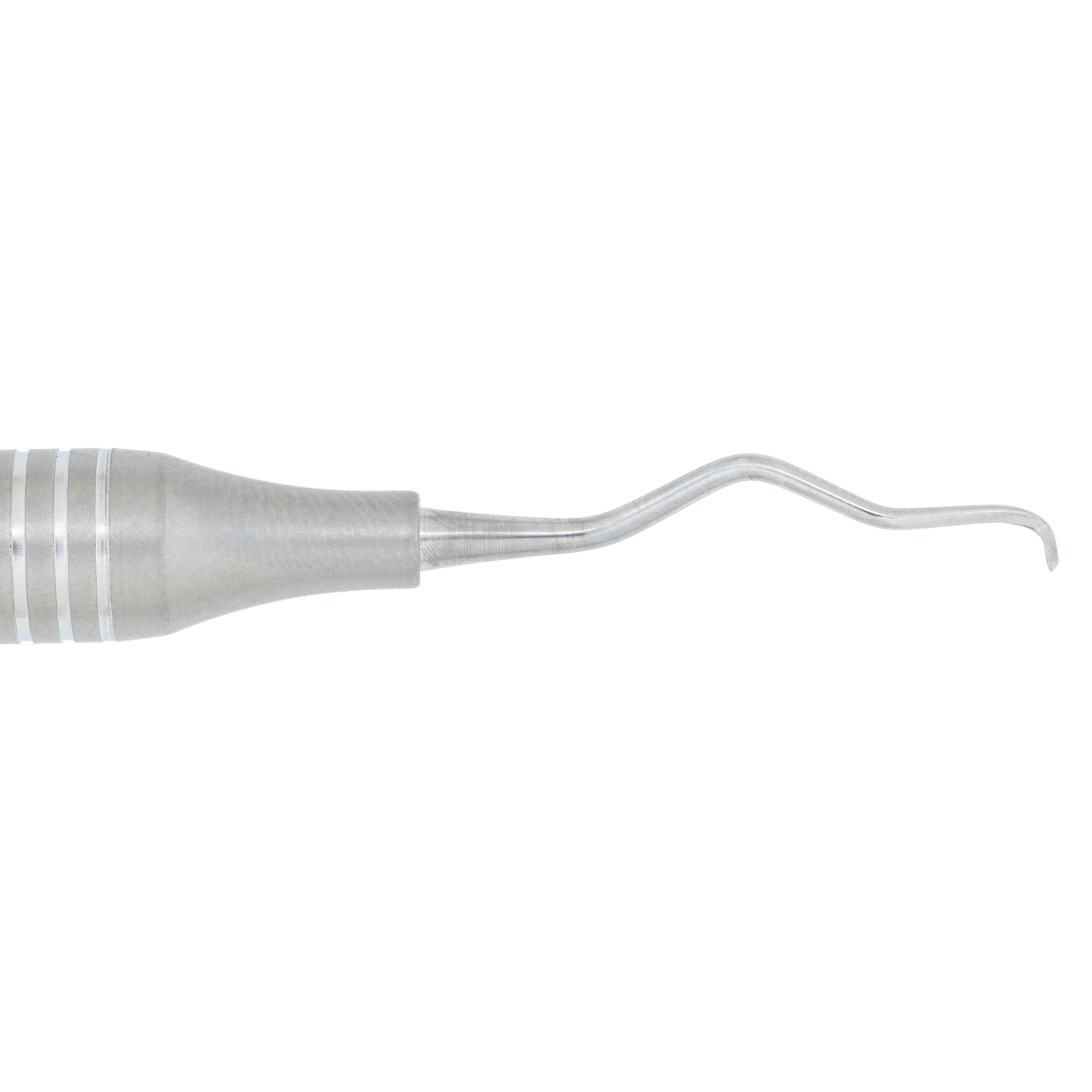 Nordent XDURA Universal Curette, Langer #3-4, Double-Ended, DuraLite Round Handle, Stainless Steel, RENSLN3-4 thumbnail 4
