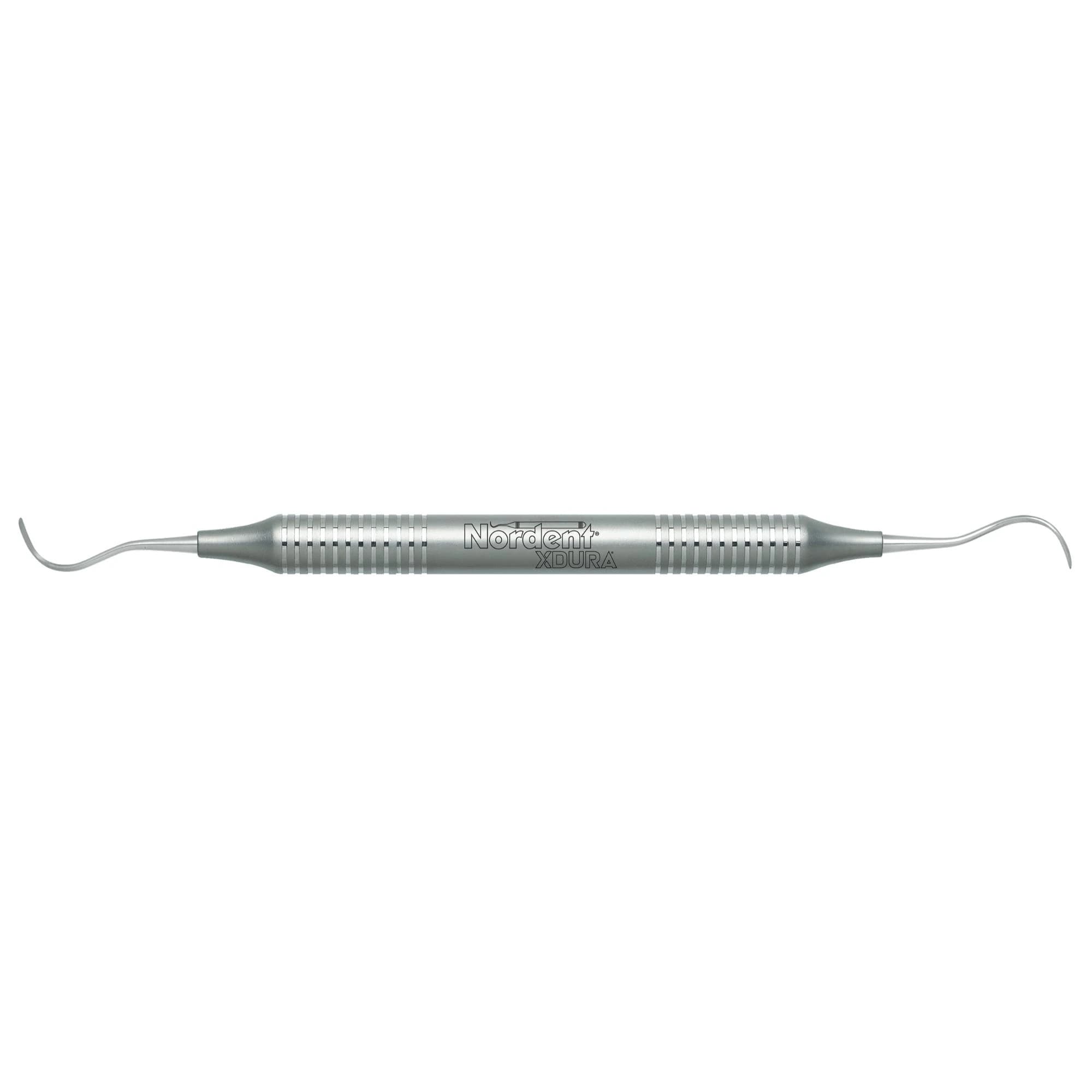 Nordent XDURA Universal Curette, McCall #17S-18S, Double-Ended, DuraLite Round Handle, RENSM17S-18S - XDURA&reg; Universal Curettes - McCall #17S-18S - DuraLite&reg; Round - Image 1