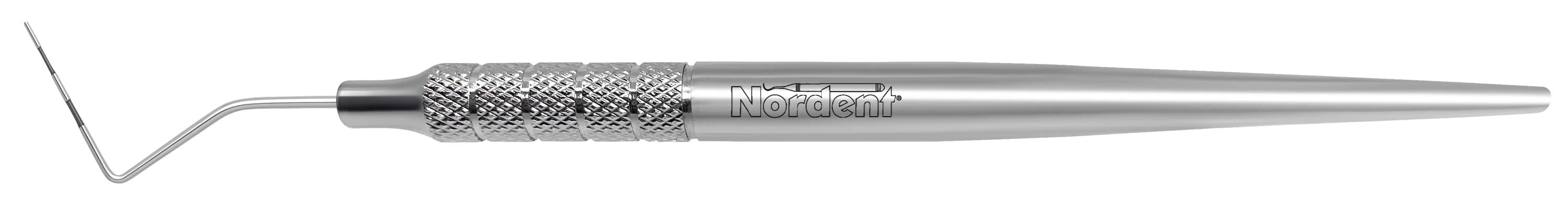 Nordent #N33 Single-Ended Color-Coded Periodontal Probe, 3-6-9-12 mm Markings, Medium Round Handle, RPCN33 - Color Coded Probes - Single-Ended - #N33 (3-6-9-12) - Medium Round - Image 1