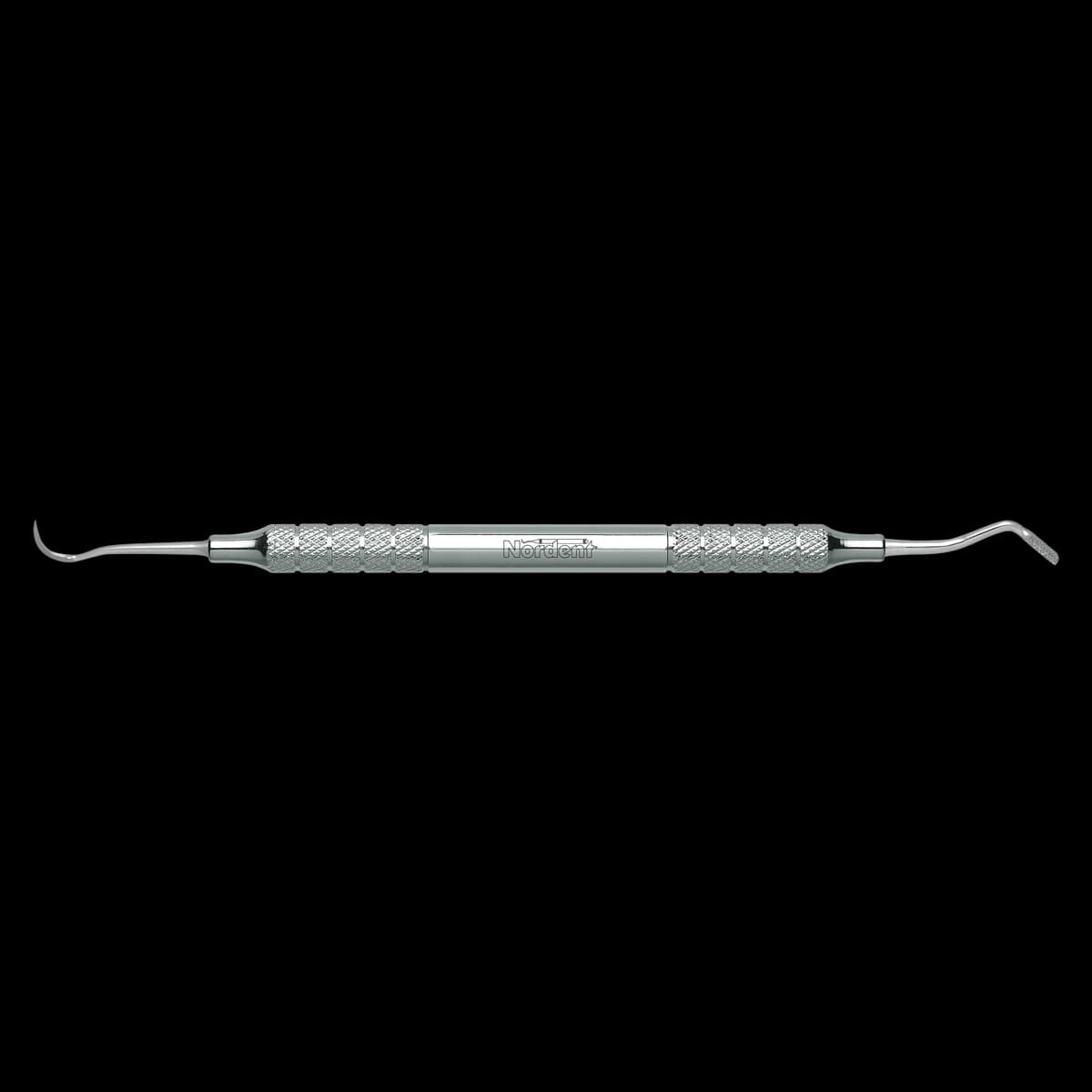 Nordent Orthodontic Scaler-Band Seater, Double-Ended #119, Medium Round Handle, ROTN119 - Orthodontic DE Scaler-Band - Image 1