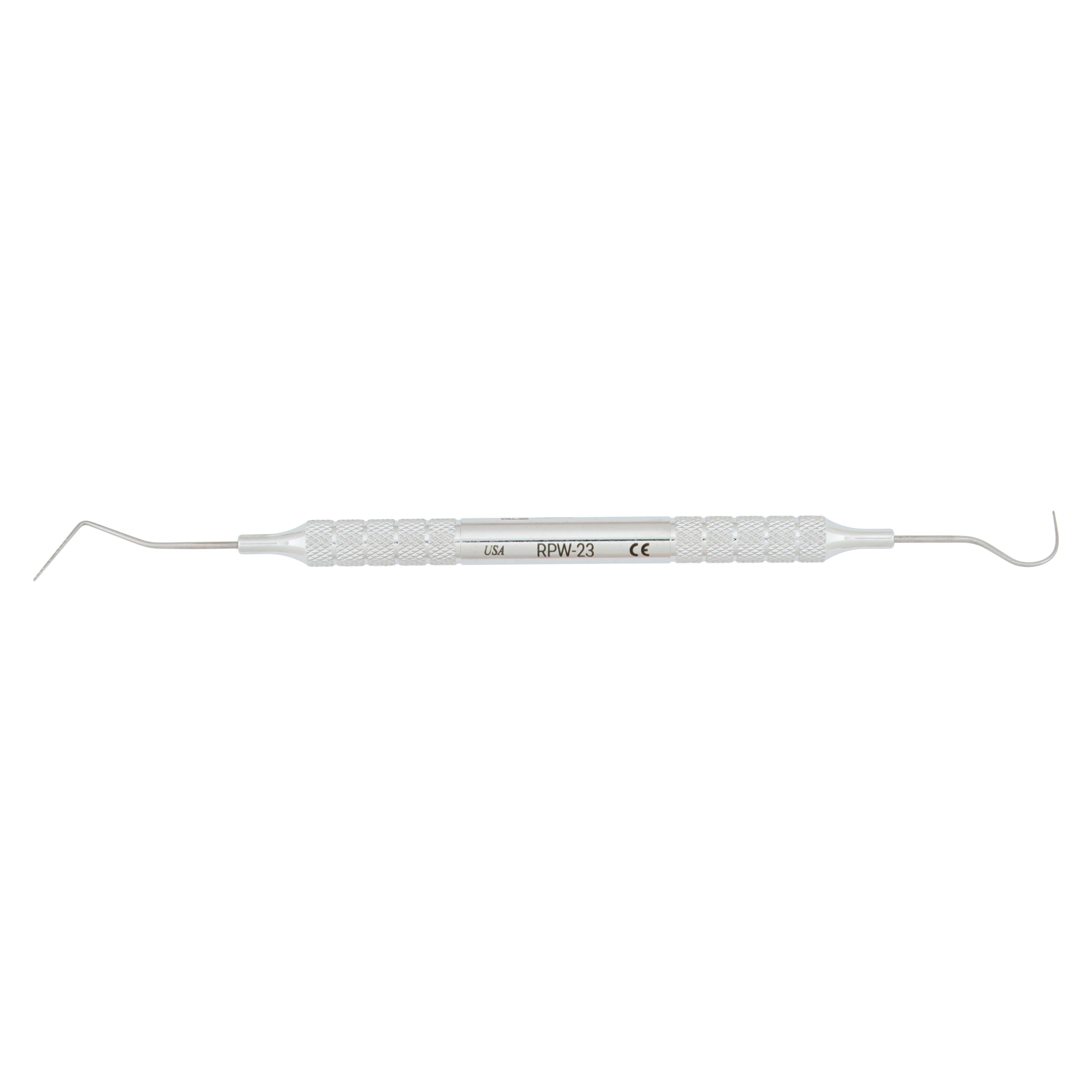 Nordent Expro Double-Ended Williams Probe/Explorer #23, Color Coded, 1-2-3-5-7-8-9-10 mm Markings, Standard Round Handle, RPW-23 thumbnail 5