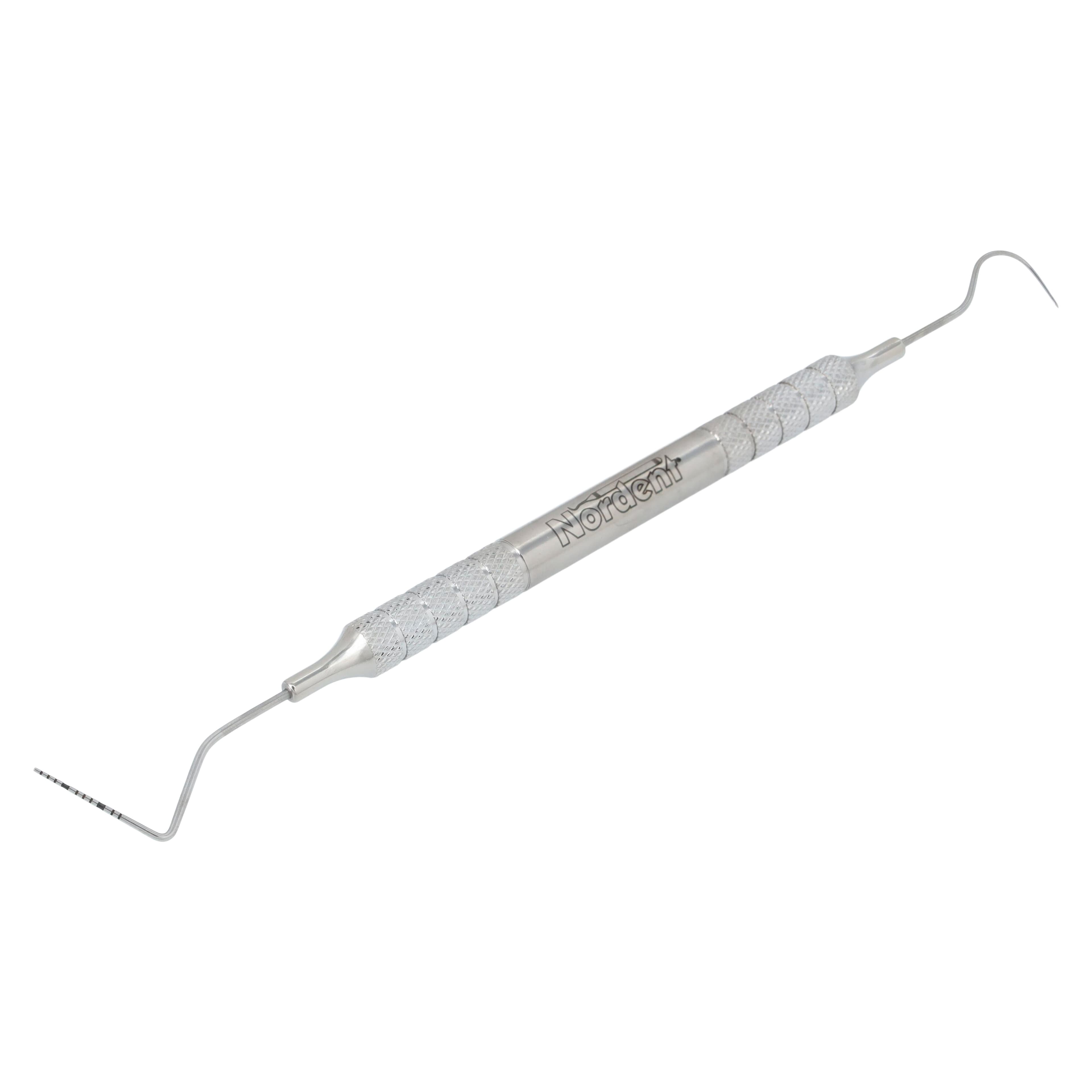 Nordent Color Coded Expro, Double-Ended, Explorer #23 / UNC #12 Probe (1-12 mm), Medium Round Handle, RPCN12-23 thumbnail 2