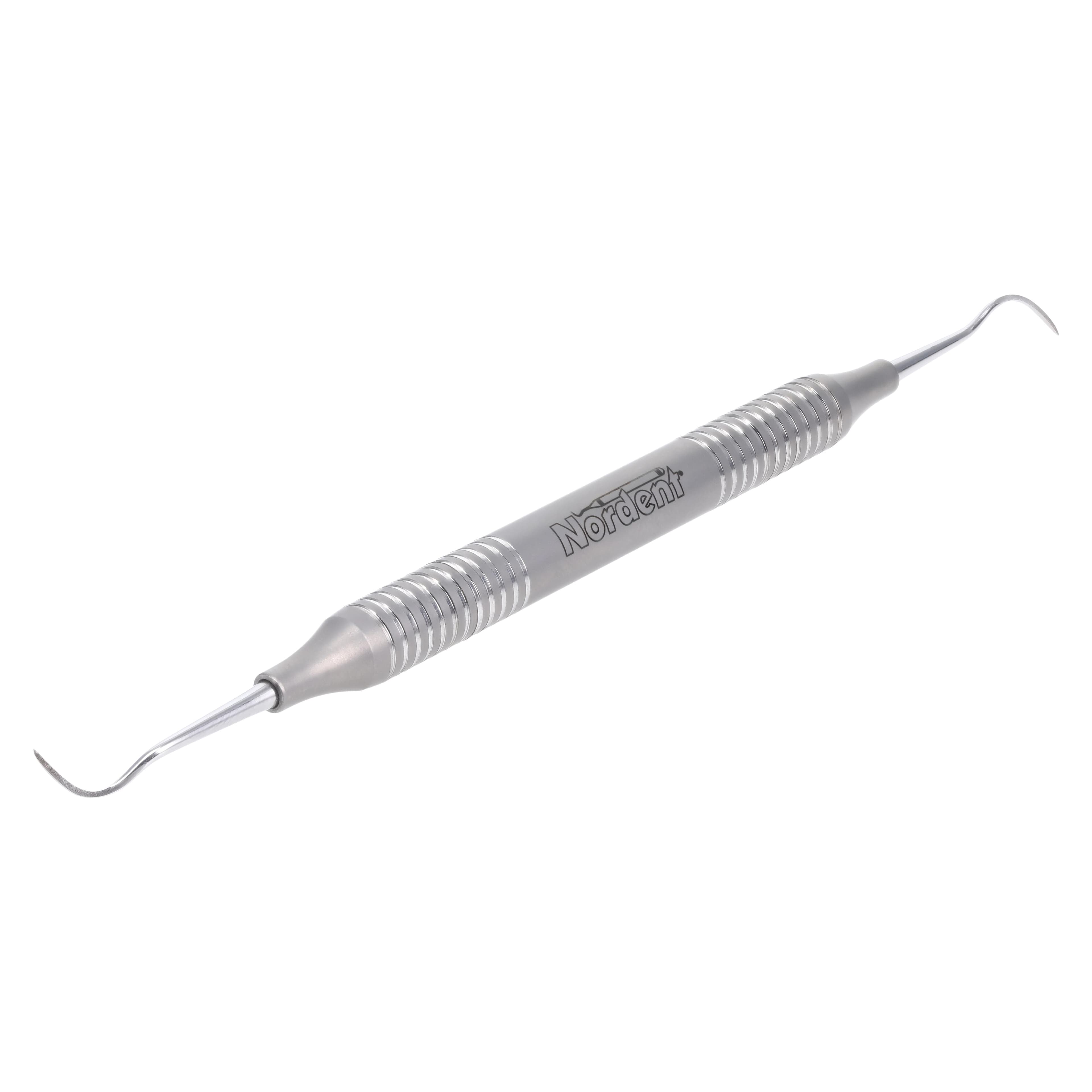 Nordent Classic Scaler DE Universal Sickle Offset #4, DuraLite® Round Handle, Double-Ended, 1 Each thumbnail 2