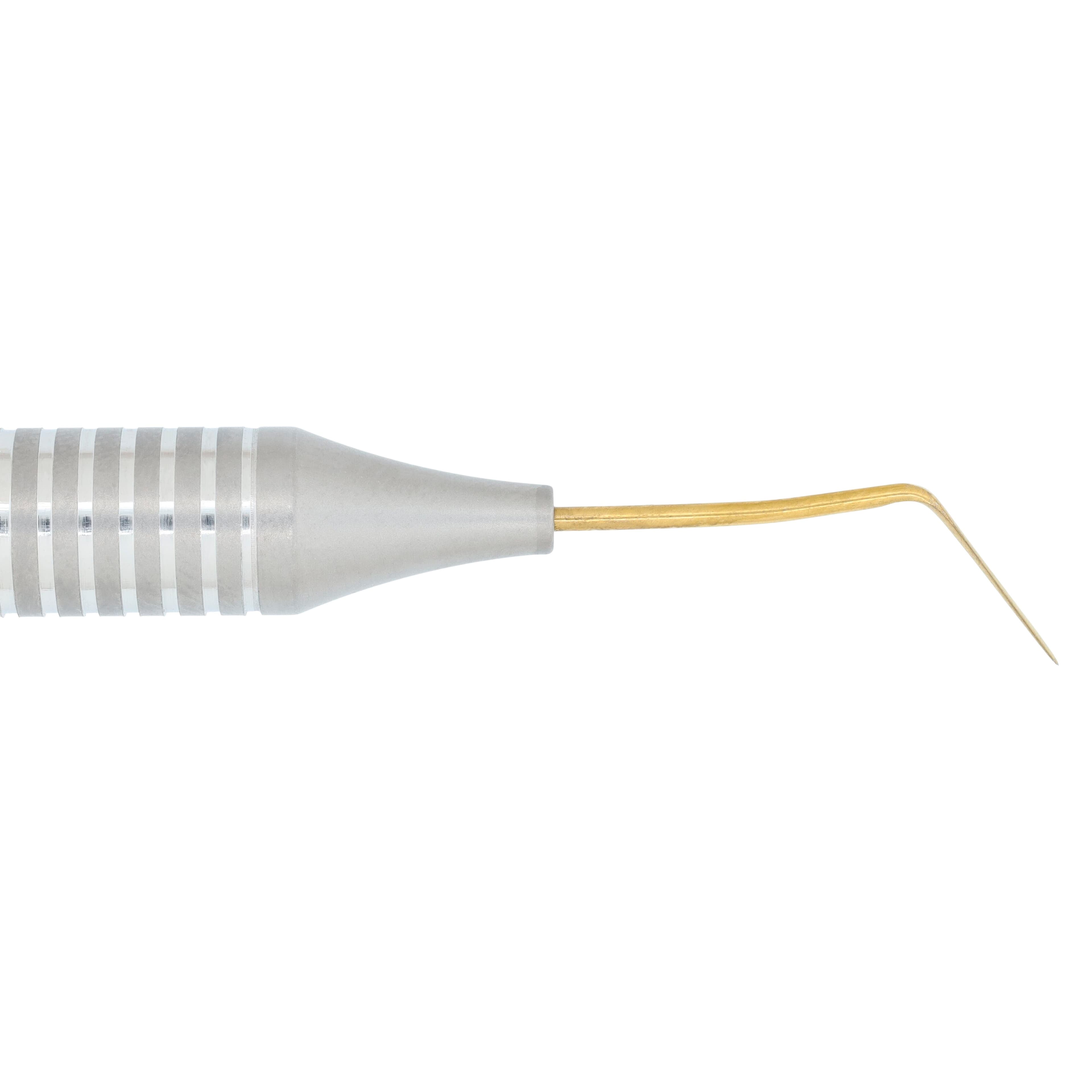 Nordent Ultra-Fine IPC Interproximal Composite Carver, Double-End, Titanium-Coated, DuraLite Round Handle, RECAIPCT thumbnail 4