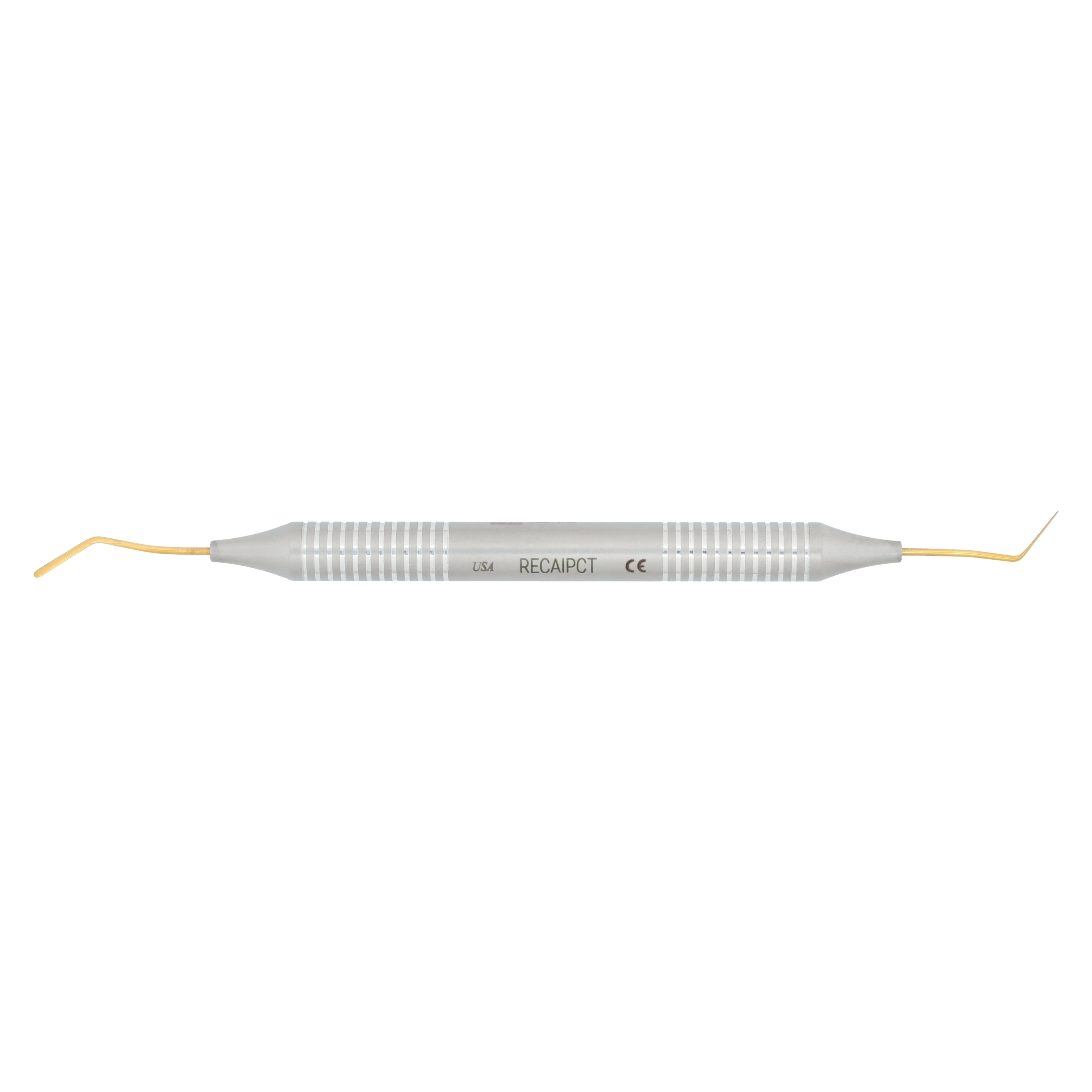 Nordent Ultra-Fine IPC Interproximal Composite Carver, Double-End, Titanium-Coated, DuraLite Round Handle, RECAIPCT thumbnail 5