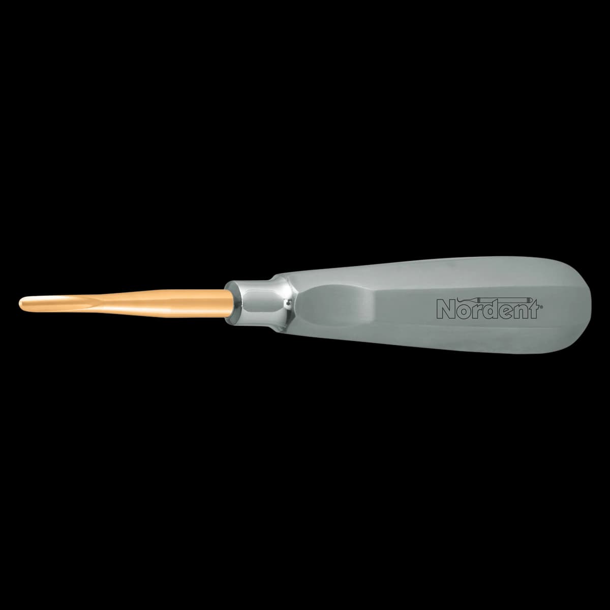 Nordent Seldin #34S Single-End Surgical Elevator, Titanium-Nitride Coated, 3.7 mm Blade, E34ST - Titanium-Nitride Elevators - Seldin #34S - 201 - Image 1