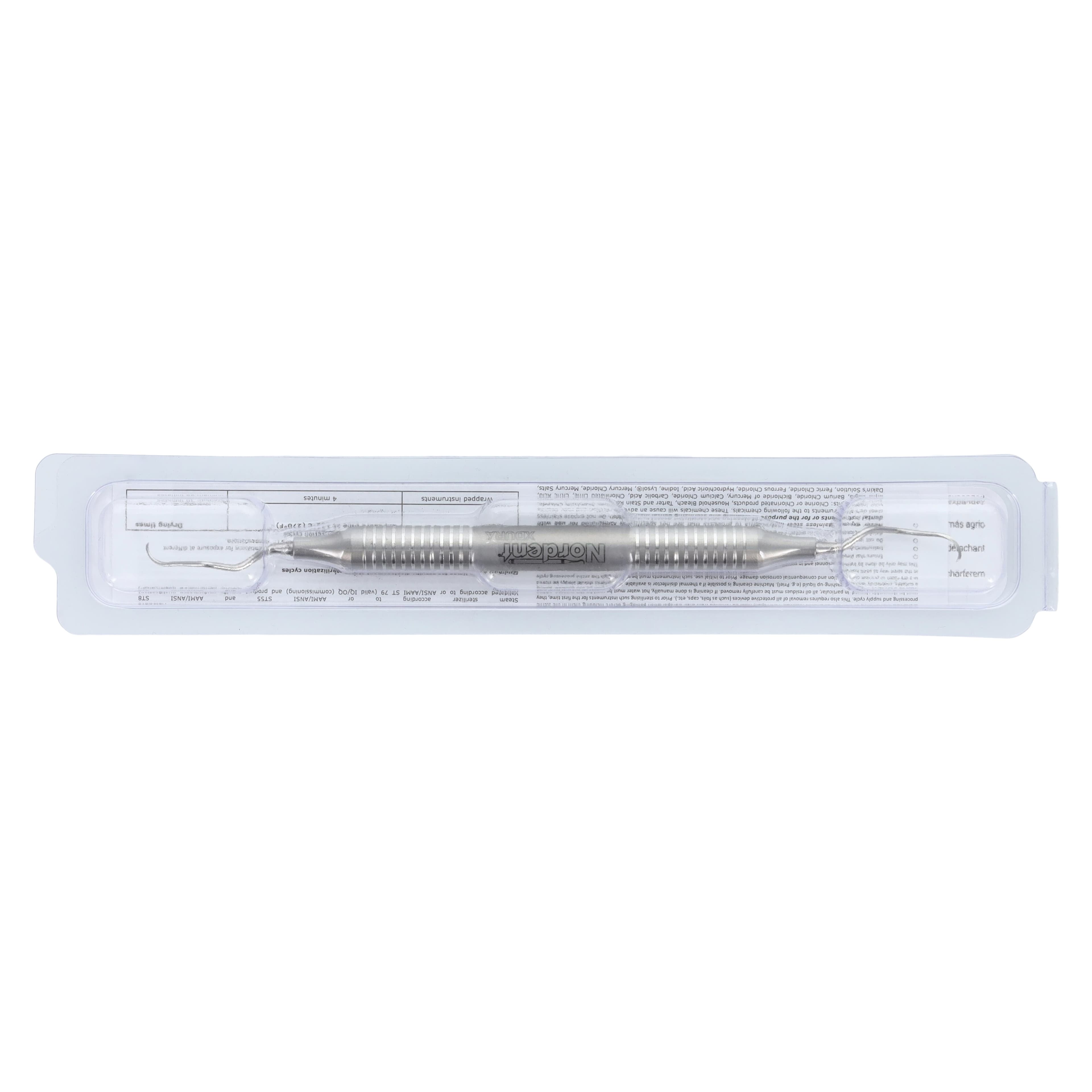 Nordent XDURA Gracey Curette #13-14 Long Reach, Double-Ended, DuraLite Round Handle, RENSGR13-14L thumbnail 7