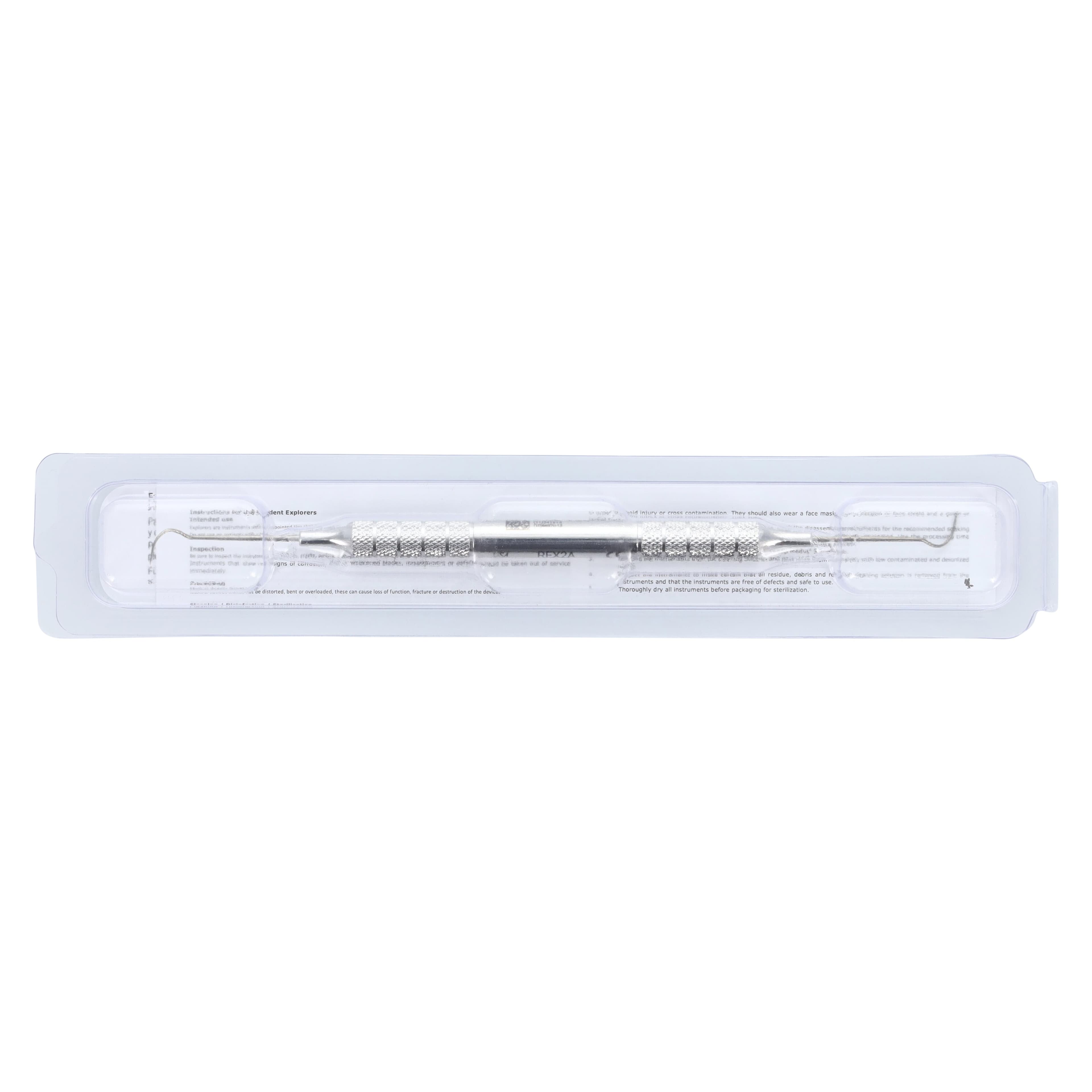 Nordent Double-Ended Explorer #2A, Medium Round Handle, Stainless Steel, REX2A thumbnail 7