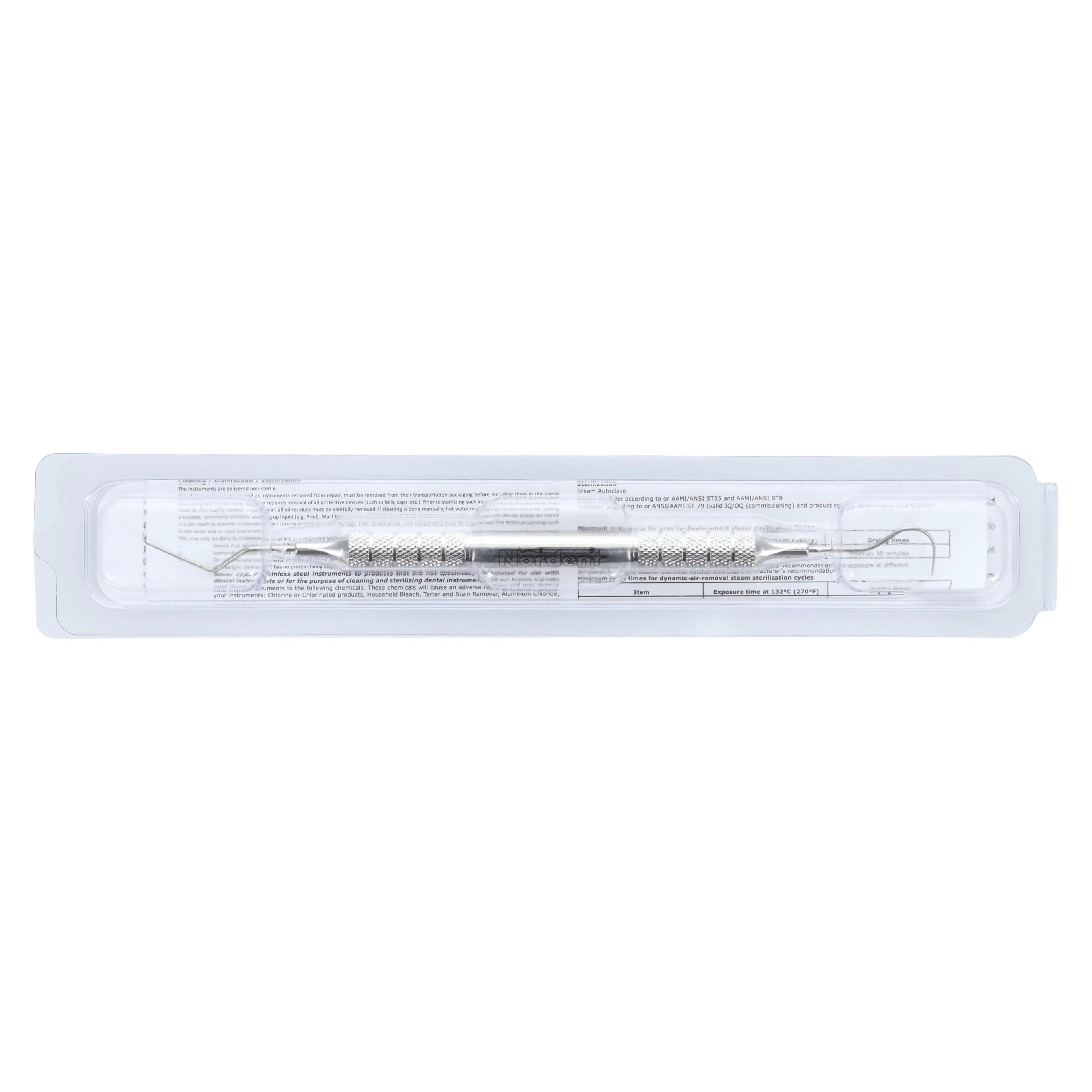 Nordent Double-Ended Explorer, Tufts #17-23, Medium Round Handle, Stainless Steel, REXTU17-23 thumbnail 7