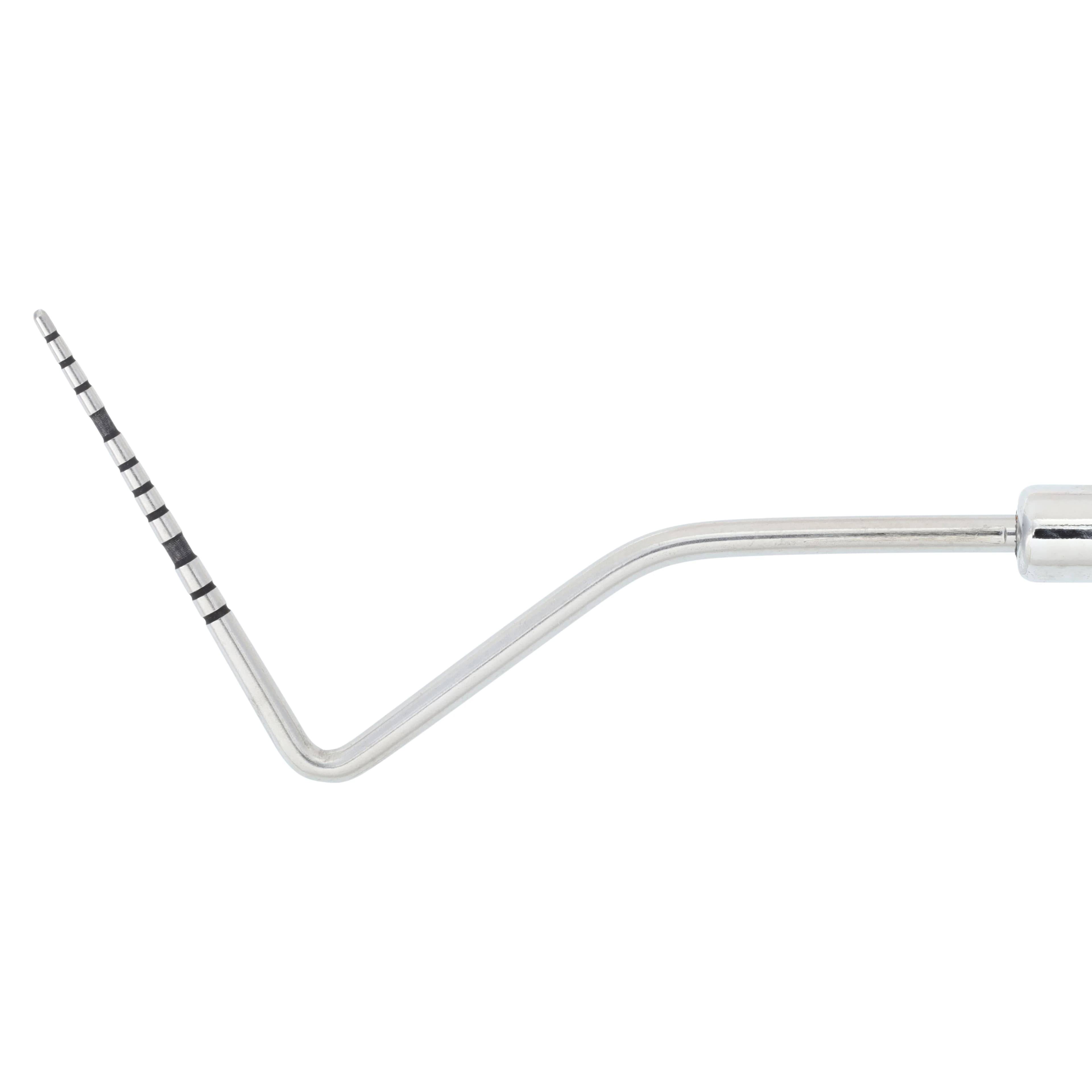 Nordent Color Coded Single-Ended Periodontal Probe, UNC #12 (1-12 mm), Medium Round Handle, RPCN12 thumbnail 3