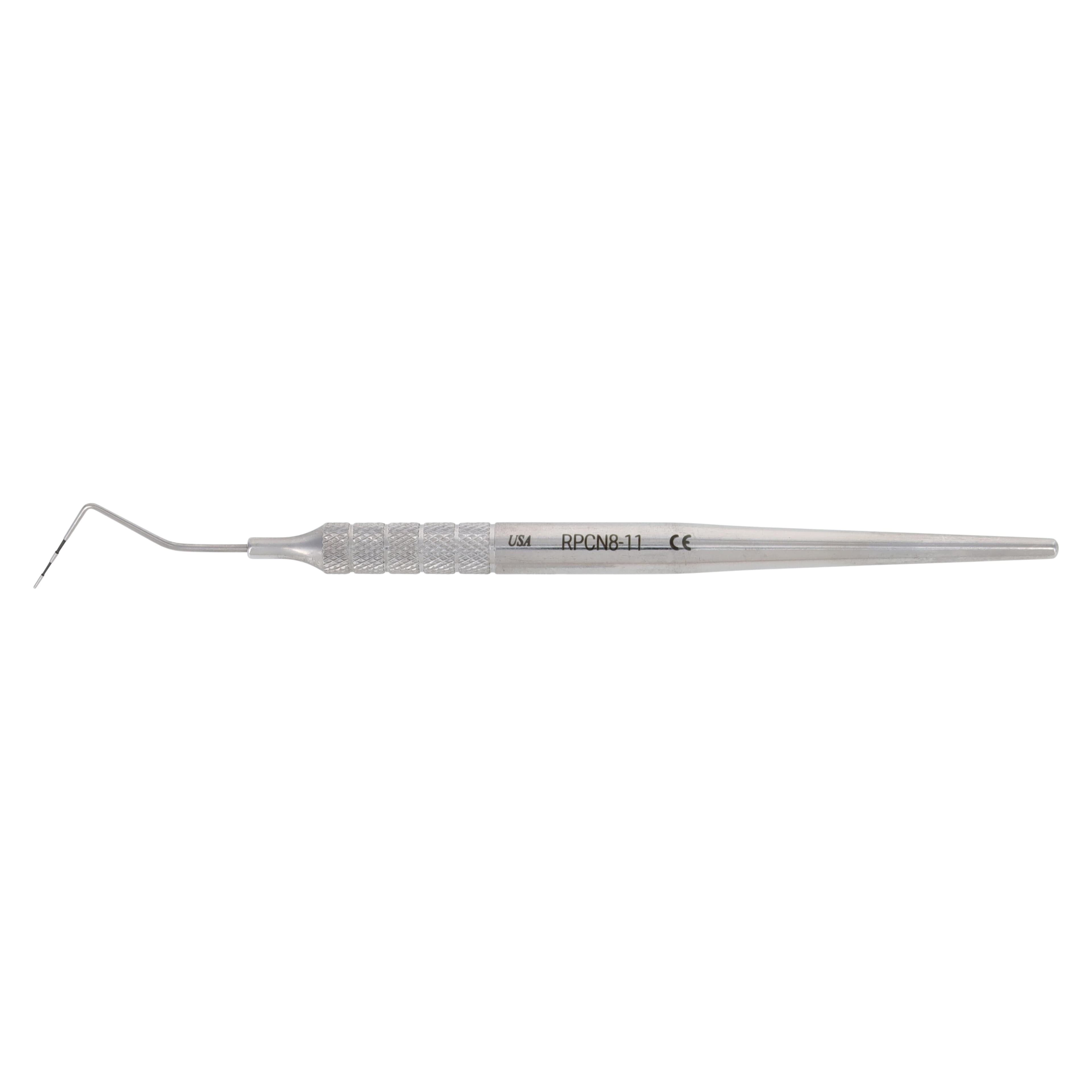 Nordent Color Coded Periodontal Probe, Single-Ended, #N8-11 (3-6-8-11 mm), Medium Round Handle, Stainless Steel, RPCN8-11 thumbnail 4