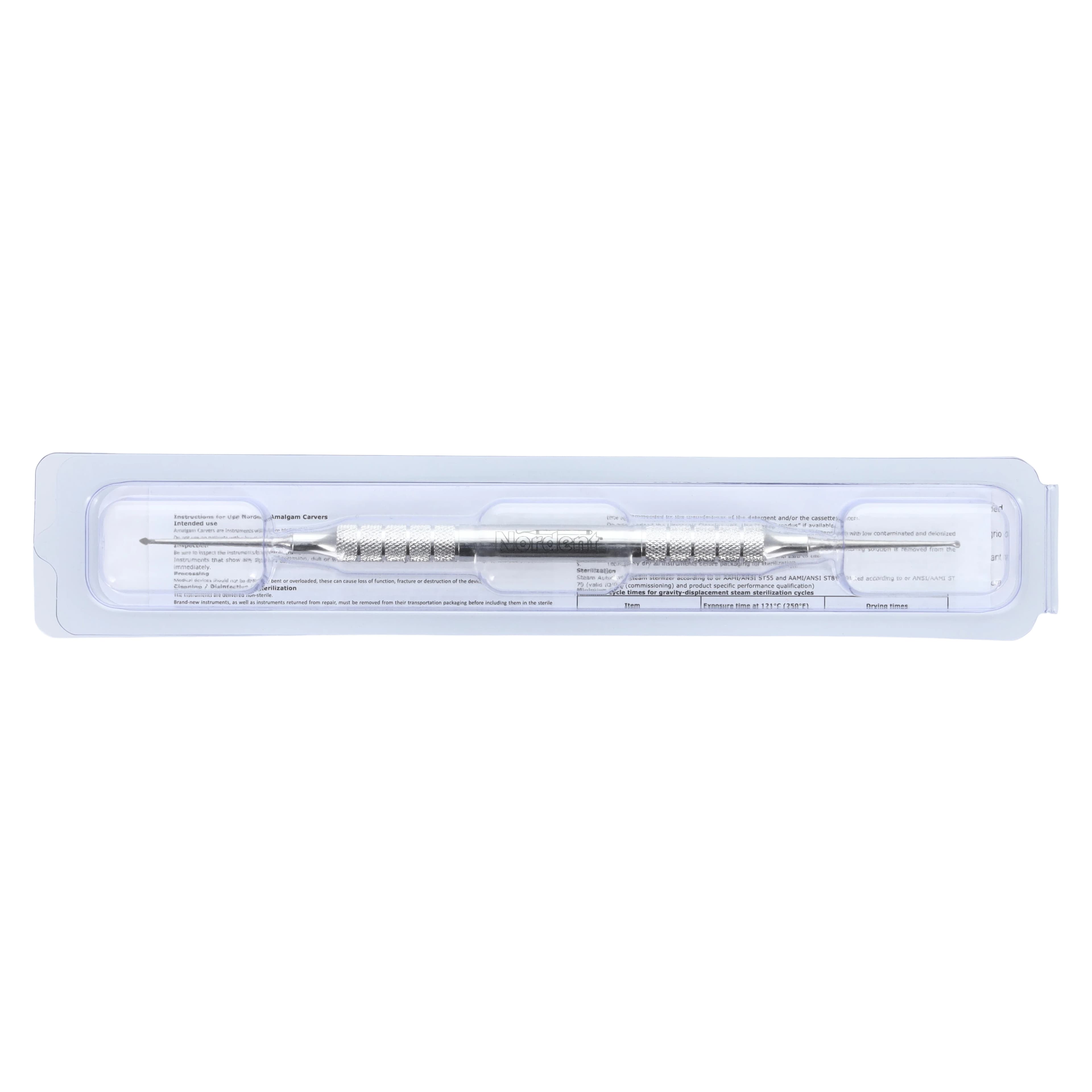 Nordent Cleoid-Discoid Carver #1 (90-93), Double-Ended, Medium Round Handle, 1.5 mm Blade, Stainless Steel thumbnail 7
