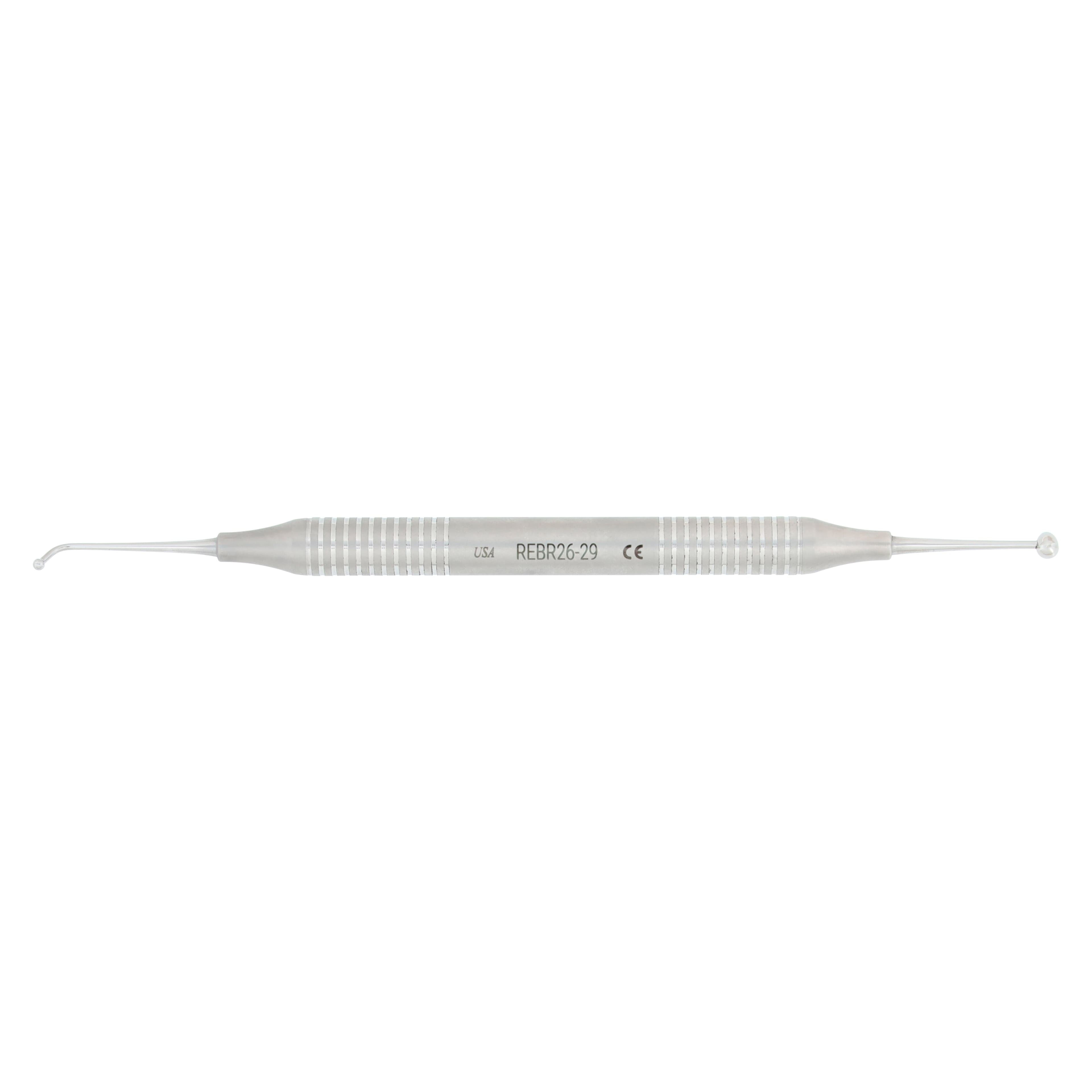 Nordent #26-29 Ball-Football Burnisher, Double-Ended, 1.9 mm / 3.6 mm, DuraLite Round Handle, REBR26-29 thumbnail 5