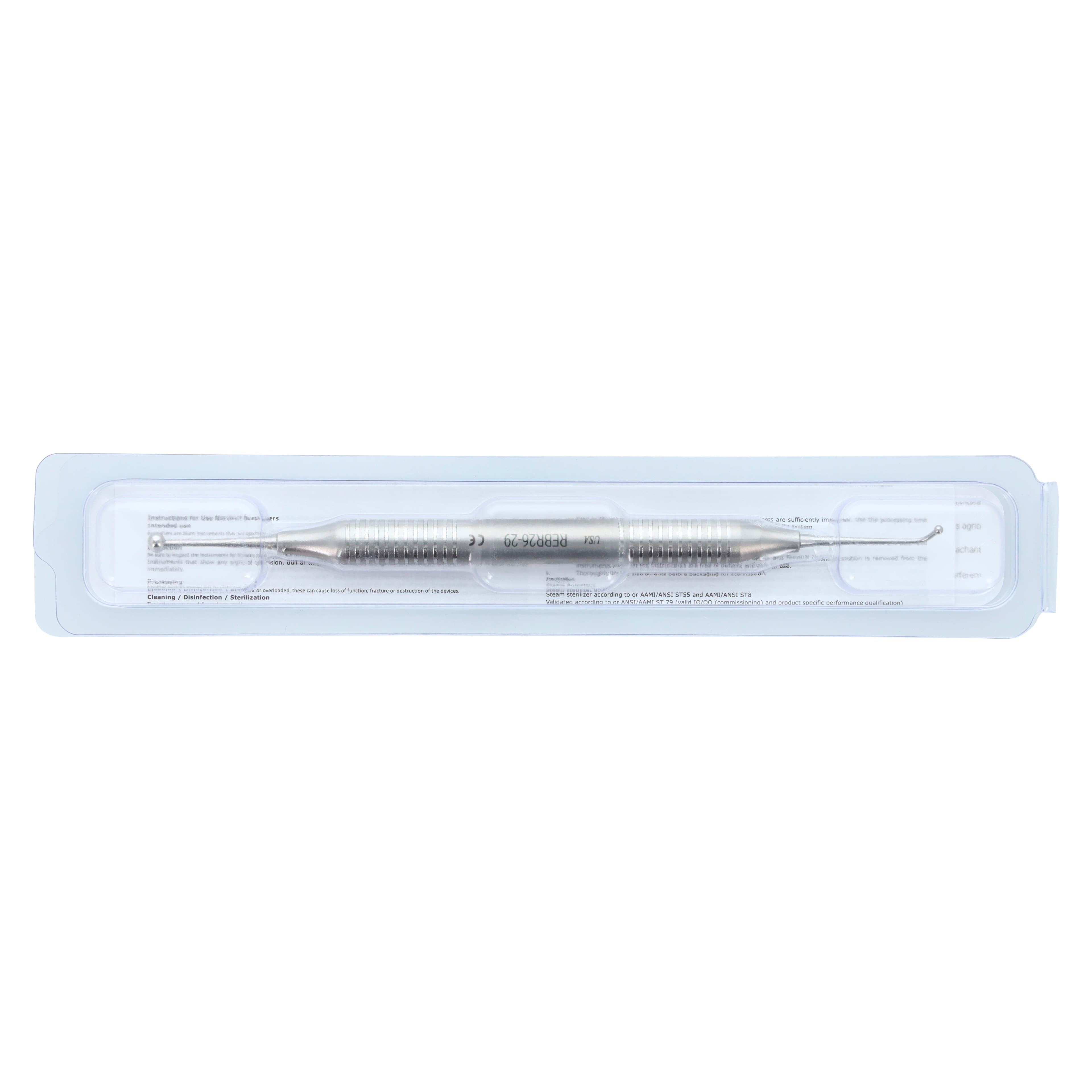 Nordent #26-29 Ball-Football Burnisher, Double-Ended, 1.9 mm / 3.6 mm, DuraLite Round Handle, REBR26-29 thumbnail 7