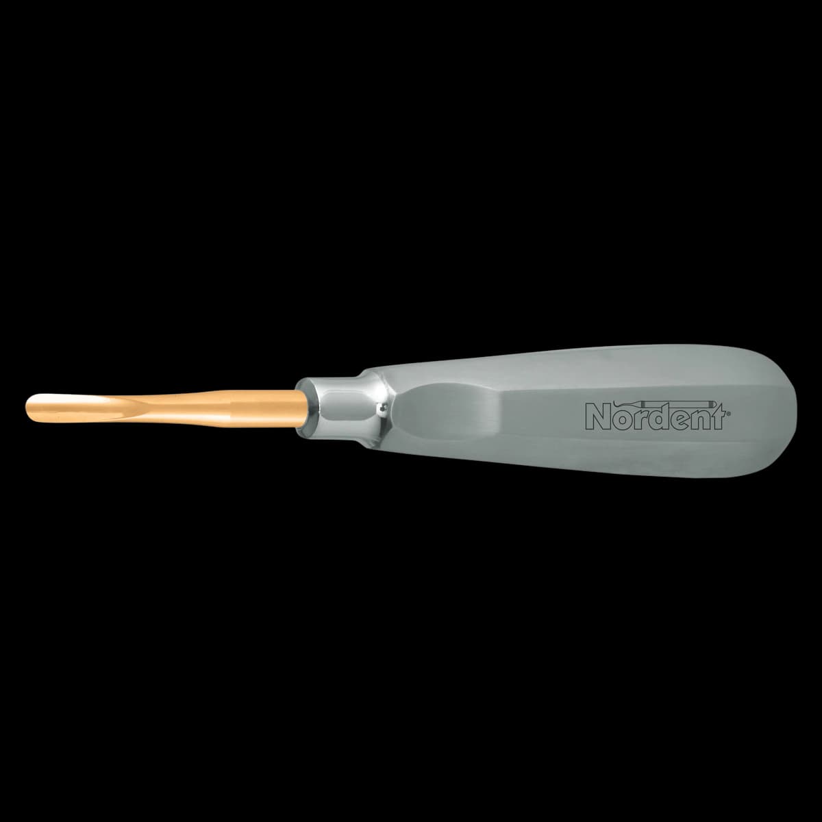 Nordent Seldin #34T Titanium-Nitride Coated Surgical Elevator, Single-End, 4.7 mm Blade, Stainless Steel Handle, 1/Pk - Titanium-Nitride Elevators - Seldin #34 - 201 - Image 1