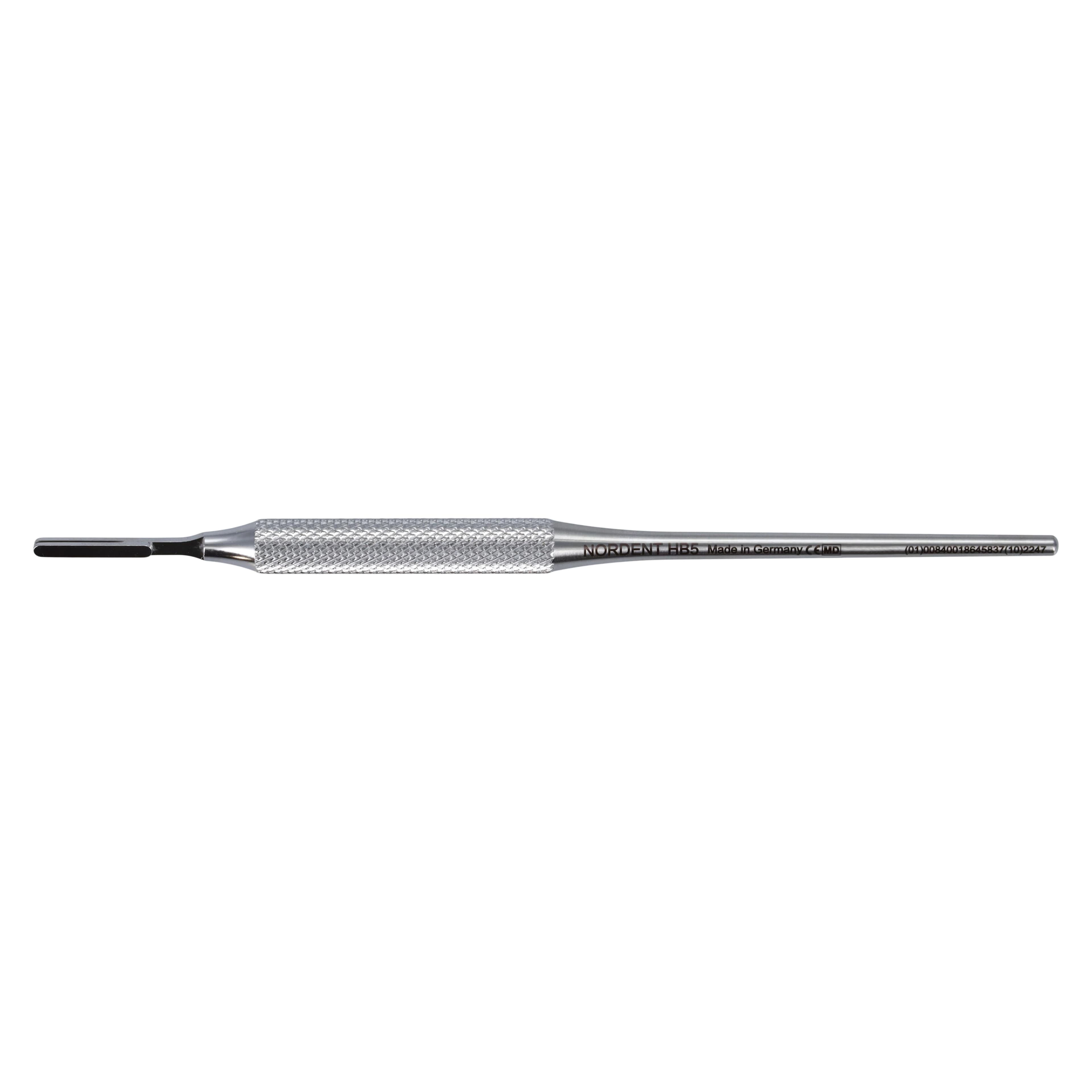 Nordent #5 Round Scalpel Blade Handle, Stainless Steel, 6" / 155mm, HB5 thumbnail 2