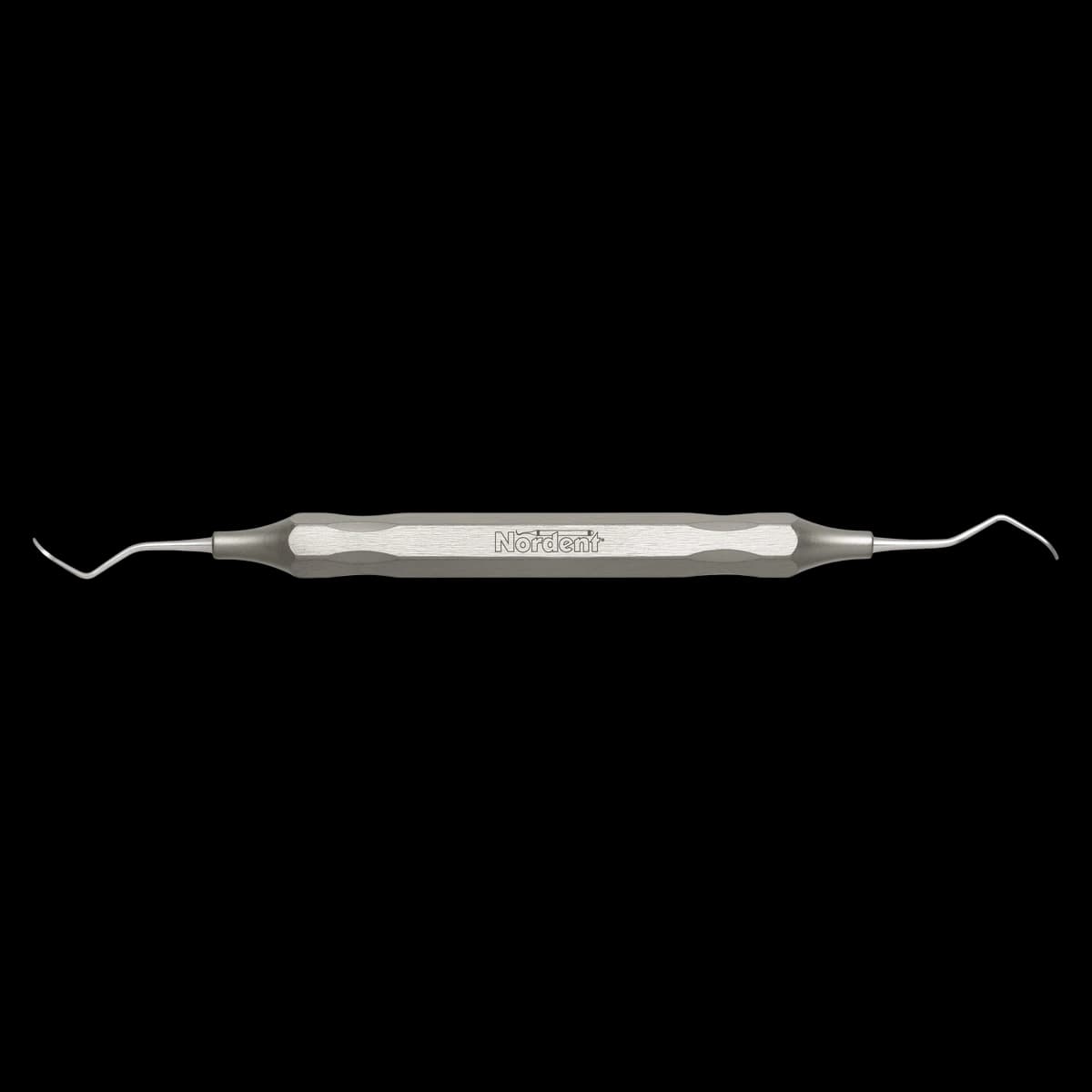 Nordent Barnhart #5-6 Universal Curette, Double End, DuraLite Hex Handle, Stainless Steel - Curette Barnhart #5-6 - Image 1