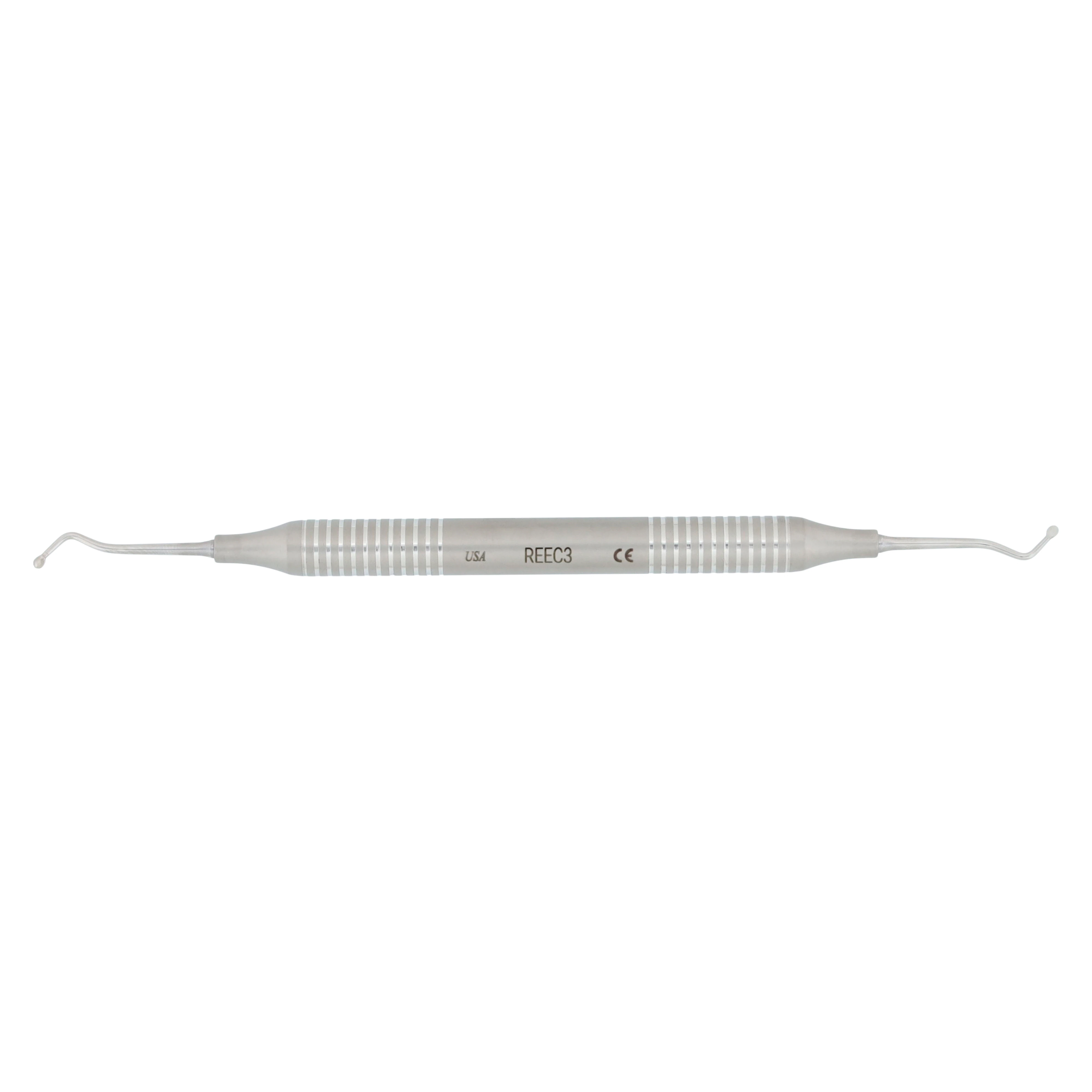 Nordent Excavator DE Spoon #3, Head Size #19, 2.0mm, DuraLite Round Handle, Double-Ended thumbnail 5
