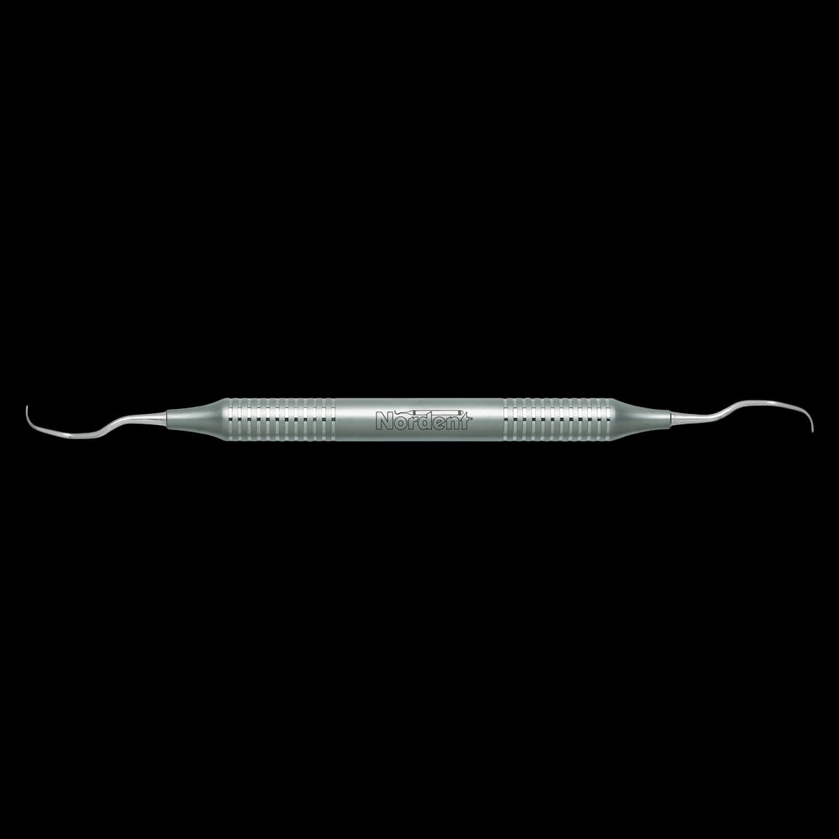 Nordent Classic Gracey Curette #13-14, Double-Ended, DuraLite Round Handle, Stainless Steel, RESCGR13-14 - Classic Gracey Curettes - #13-14 - DuraLite&reg; Round - Image 1