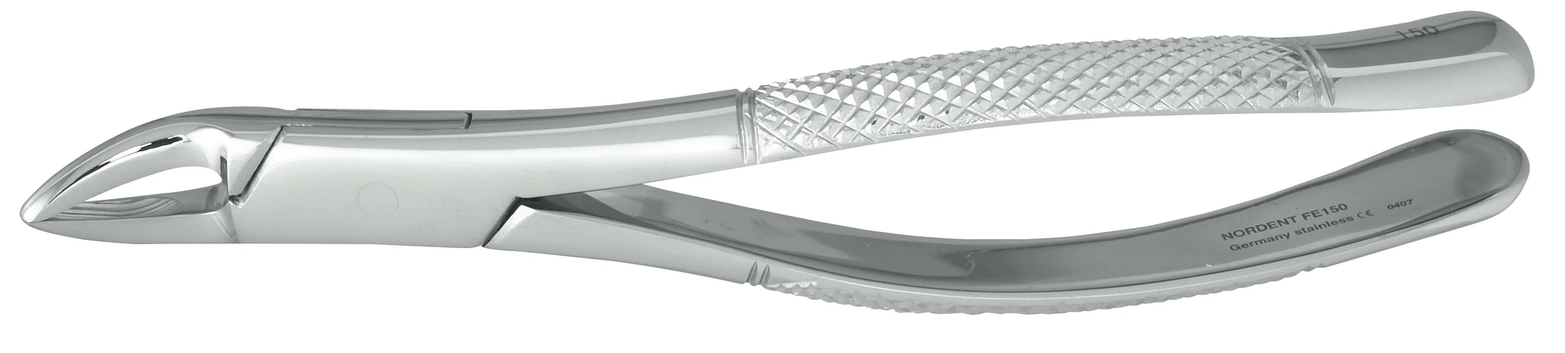 Nordent Extracting Forceps, Upper Universal Cryer #150, Stainless Steel, FE150 - Extrc Fcp Upr Uni Cryer #150 - Image 1