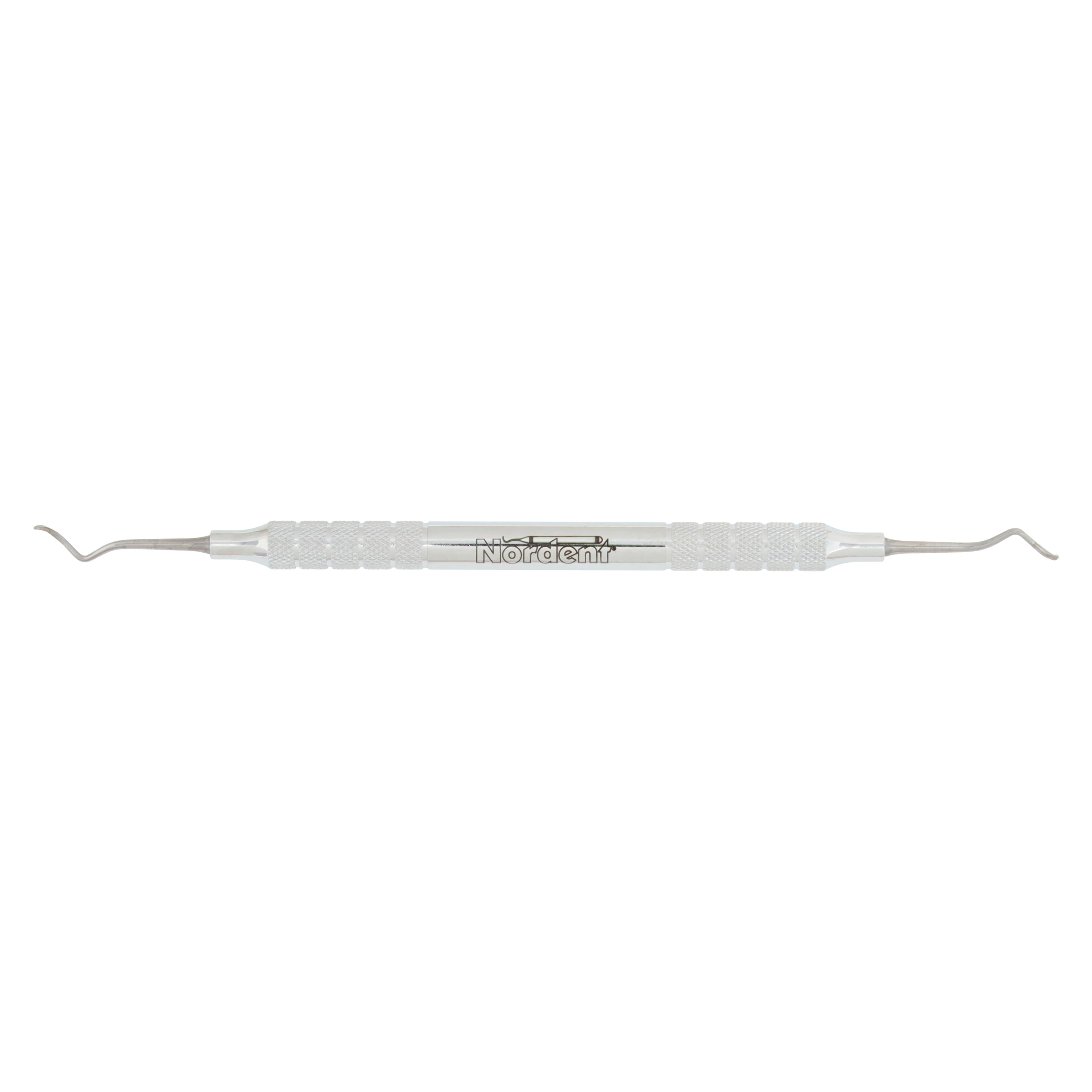 Nordent #204S Posterior Sickle Scaler, Double End, Standard Handle, Stainless Steel, RSC204S - Sickle Scaler – # 204S, Posterior, Double End - Standard Handle - Image 1