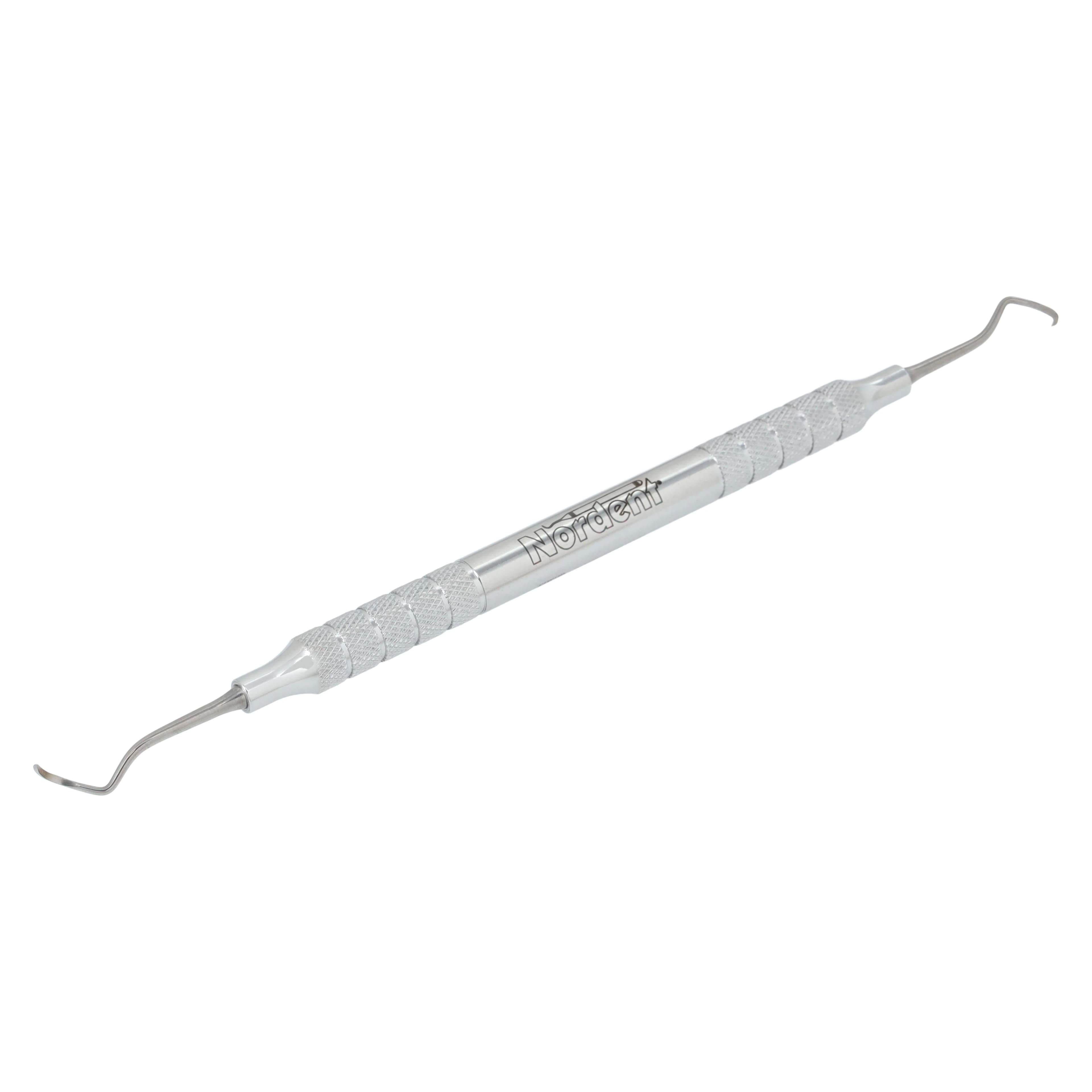 Nordent #204S Posterior Sickle Scaler, Double End, Standard Handle, Stainless Steel, RSC204S thumbnail 2