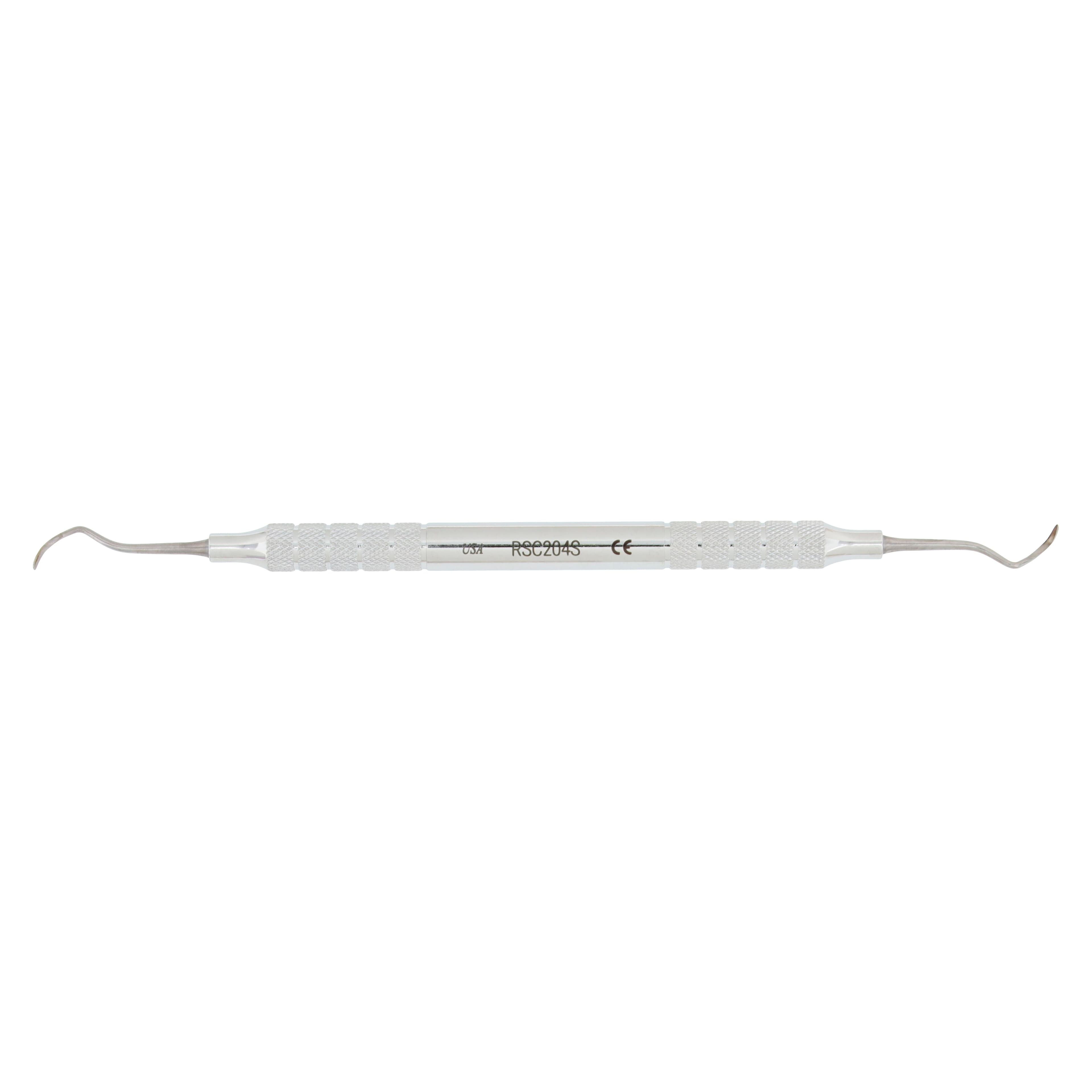 Nordent #204S Posterior Sickle Scaler, Double End, Standard Handle, Stainless Steel, RSC204S thumbnail 5