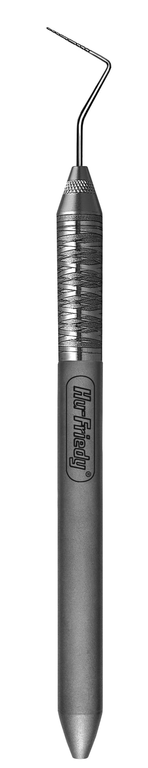 Hu-Friedy Thin Williams Periodontal Probe, Single-End, #6 Satin Steel Handle, 1-2-3-5-7-8-9-10 Markings - Probes - Single-End - Thin Williams (1-2-3-5-7-8-9-10) - #6 Satin Steel&reg; - Image 1