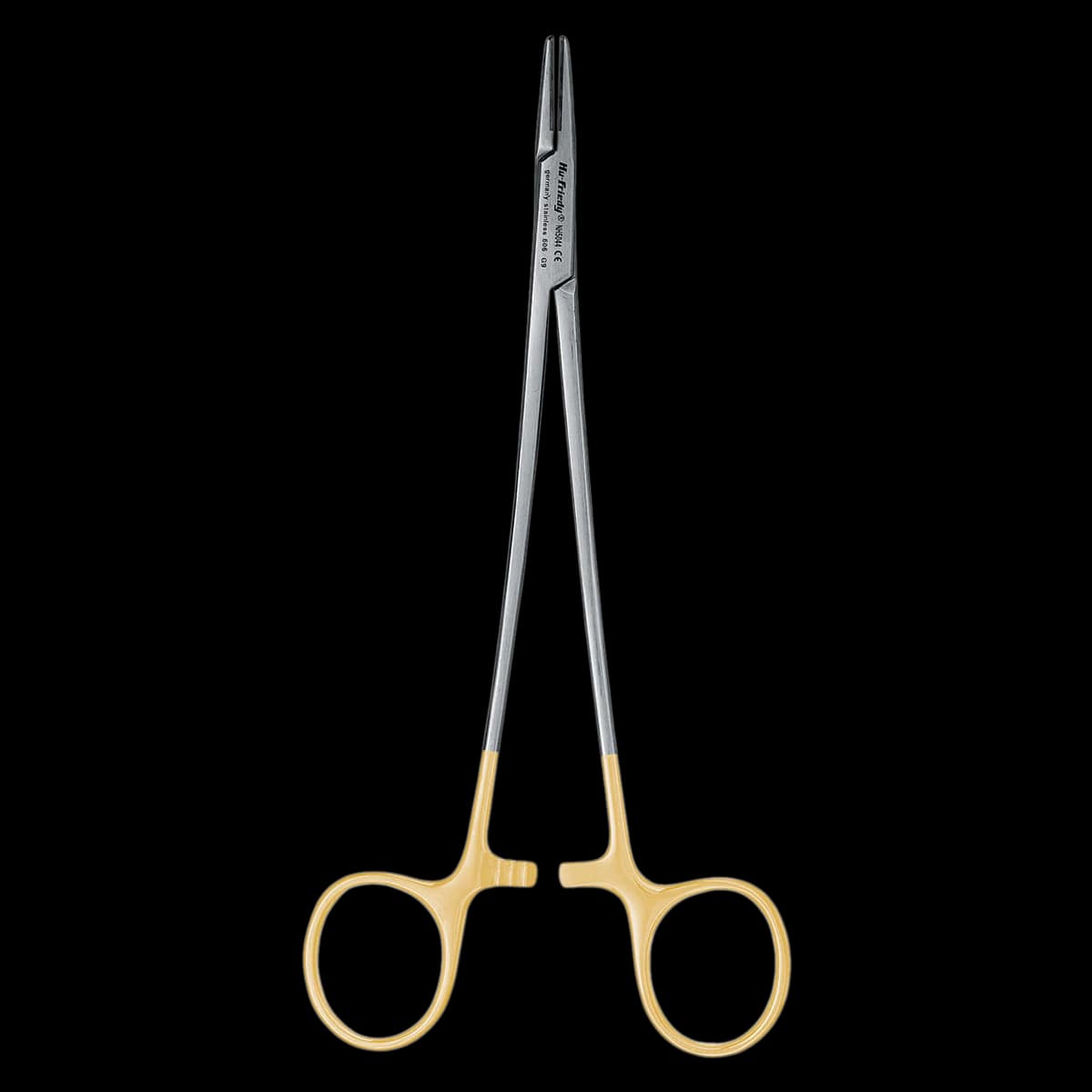 Hu-Friedy Mayo-Hegar Delicate Perma Sharp Needle Holder, 18 cm (7"), Tungsten Carbide, NH5044 - Needle Holder Delicate Mayo-Hegar Perma Sharp - Image 1