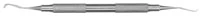 Hu-Friedy Cosmetic Contouring Instrument F, #6 Goldfogel, #41 Round Handle, Double End, Stainless Steel - Composite Filling Instruments - Goldfogel Contouring - 6 - #41 Round - Image 1