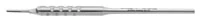 Hu-Friedy #5D Double-Bladed Round Scalpel Handle, 1.5mm Between Blades, 10-130-05D - Hu-Friedy&reg; Scalpel Handles - #5 Double-Bladed 1.5mm - Image 1