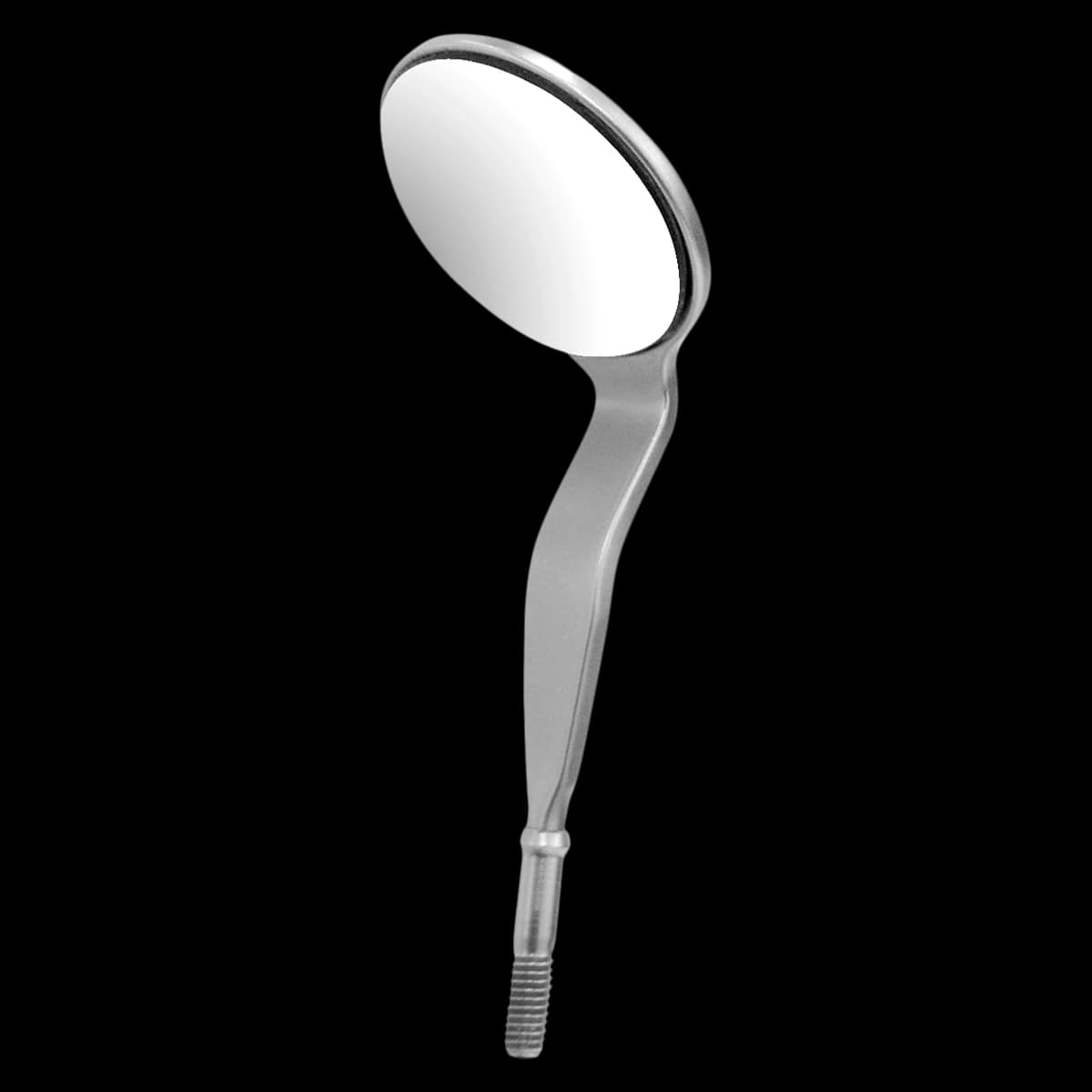 Hu-Friedy #5 DS FS CS Double-Sided Front Surface Cone Socket Mouth Mirror, Rhodium-Coated, Single, Part No. 279161 - Hu-Friedy - #5 Ds Fs Cs Mirror, Double Sided, Single - Image 1