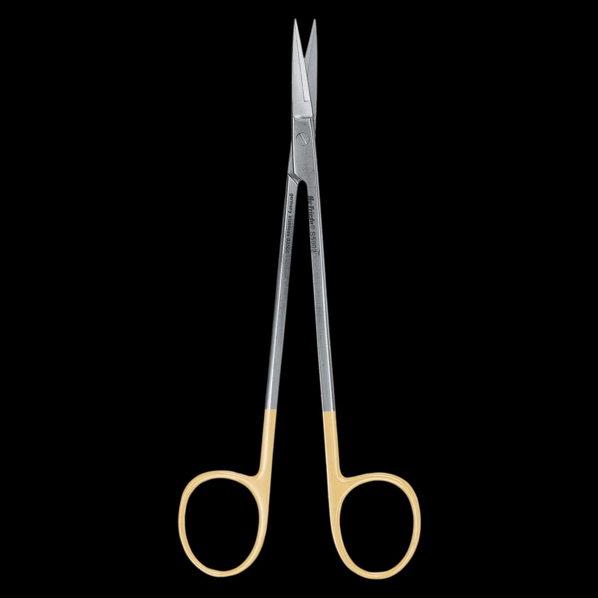 Hu-Friedy Kelly Perma Sharp Surgical Scissors, Straight, 6.25" (16cm), 1 Serrated Blade, 172197 - Scissors Kelly Perma Sharp 6.25" Straight - Image 1