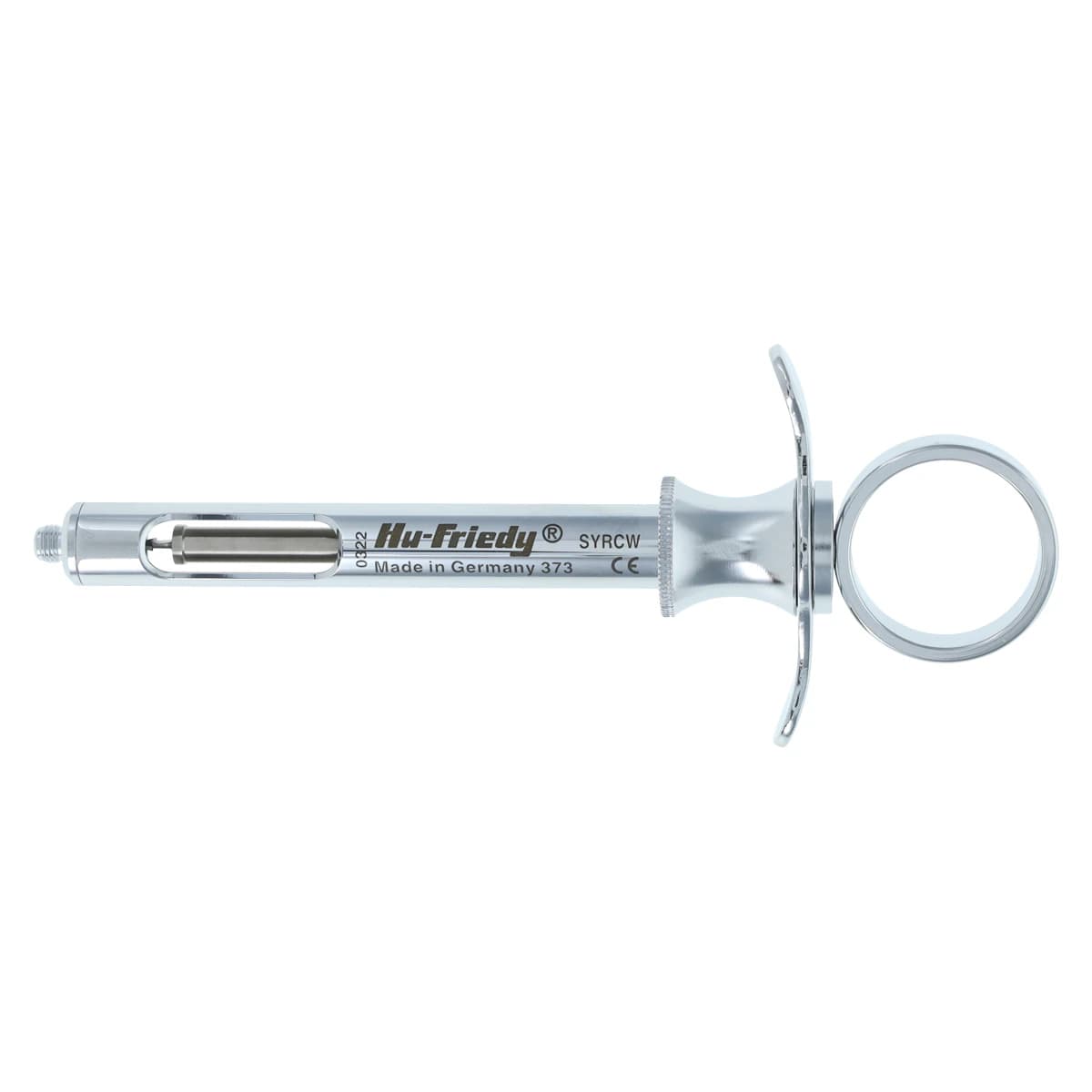 Hu-Friedy Type CW Aspirating Anesthetic Syringe, 1.8 ml, with Finger Rest, SYRCW thumbnail 2