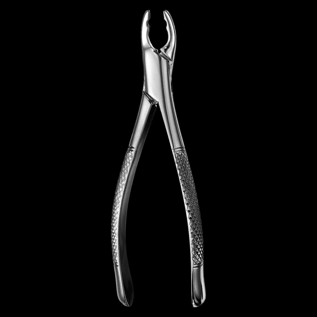 Hu-Friedy Extraction Forceps, Standard Pedo Series, Serrated Split Beaks, Universal, #150XAS, 1/Pk, F150XAS - Extraction Forceps, Standard Pedo Series, Serrated Split Beaks, Universal, # 150XAS, 1/Pk - Image 1