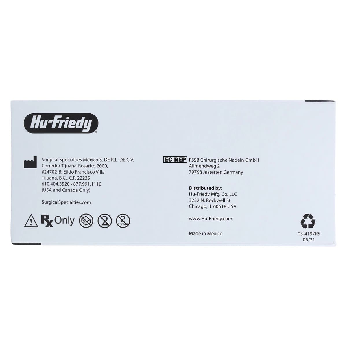 Hu-Friedy Perma Sharp Absorbable Chromic Gut Suture, 5-0, C-17 Reverse-Cutting Needle, 3/8 Circle, 18", 12/Box, PSN385C thumbnail 4
