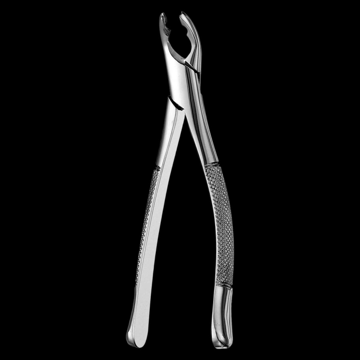 Hu-Friedy #151AS Split Beak Serrated Extraction Forceps, Lower Anteriors and Premolars, Stainless Steel, Each - 151AS Split Beak Forceps - Image 1