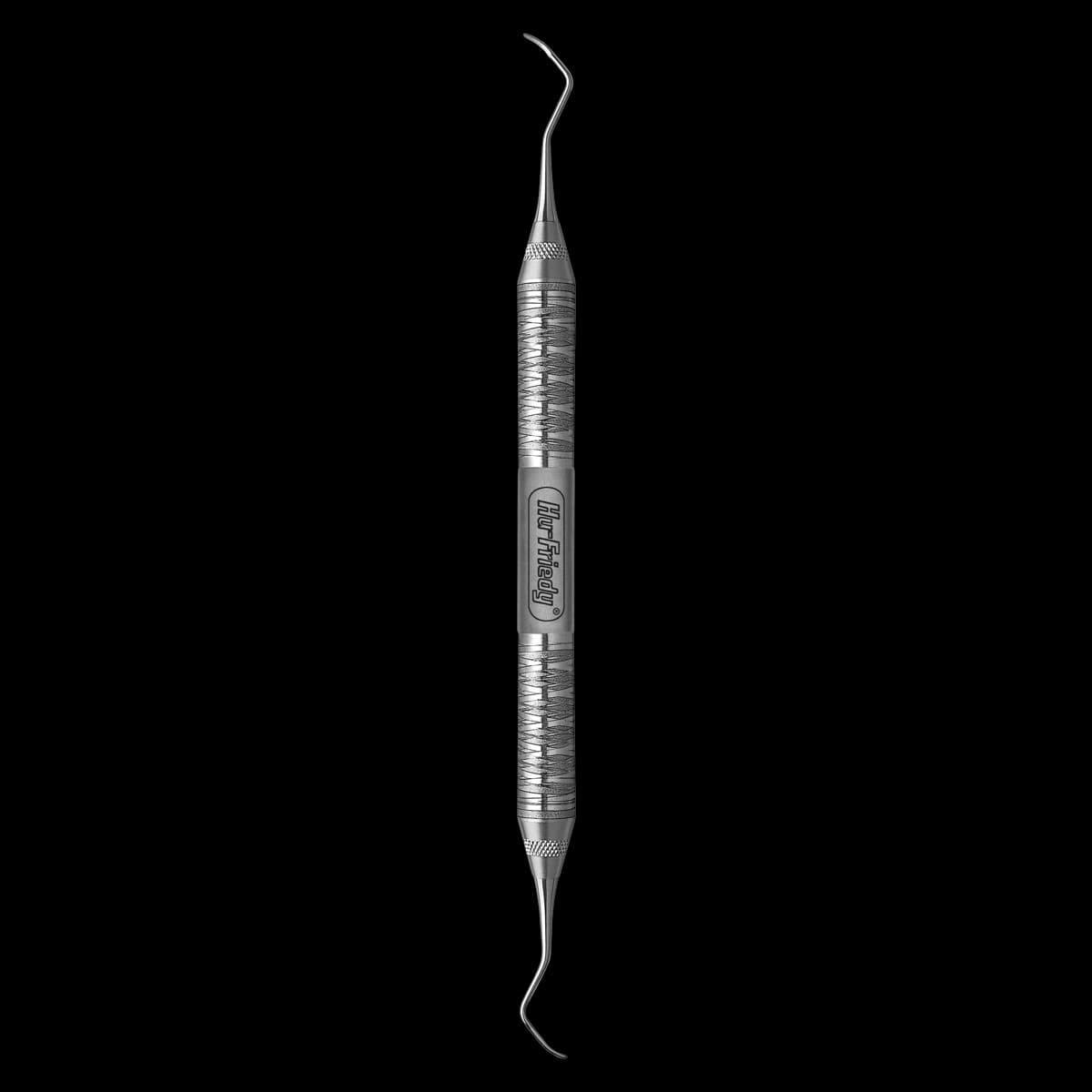 Hu-Friedy Universal Curette 3/4 Rule, Double-Ended, #6 Satin Steel Handle, SR3/46 - Universal Curettes - Rule - 3/4 - #6 Satin Steel&reg; - Image 1