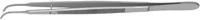 Hu-Friedy Gerald Tissue Pliers, 1x2, Curved, 7 in, Stainless Steel, 119318 - Tissue Pliers Gerald 1x2 Curved - Image 1