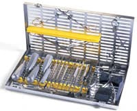 Hu-Friedy IMS Signature Series Oral Surgery Cassette, White, 8" x 14.5" x 1.25", Holds 19 Instruments - IMS® Signature Series® Oral Surgery Cassettes – 8" x 14.5" x 1.25" - White - Image 1