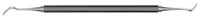 Hu-Friedy CK-3 Crane-Kaplan Double-End Periodontal Knife, #2 Octagon Handle, Stainless Steel, 1 Each - CK-3 Crane-Kaplan DE Knife #2 Octagon - Image 1