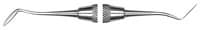 Hu-Friedy Hollenback Carver, Double-Ended, 1/2, #7 Satin Steel Colours Handle, CVHL1/27, 1/Pk - Carvers - Hollenback Double-Ended - 1/2 - #7 Satin Steel&reg; Colours&reg; - Image 1