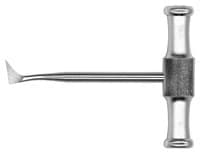 Hu-Friedy 12L Cross-Bar Elevator, Single End, 15mm Wide Tip, Stainless Steel, E12LX - Elevator 12L Cross-Bar Handle - Image 1